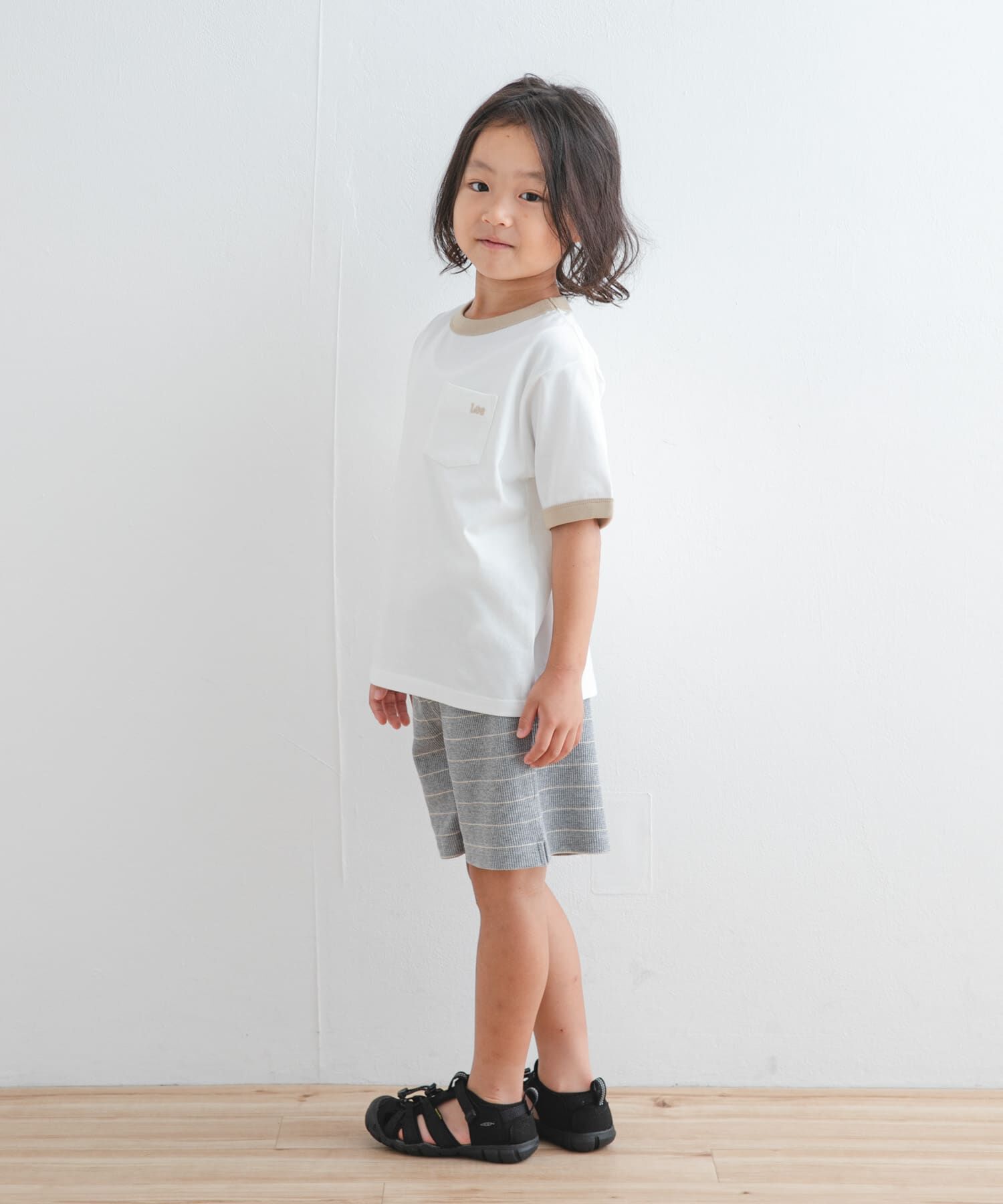 URBAN RESEARCH DOORS「『別注』Lee&times;DOORS　リンガーTシャツ(KIDS)」|その他|