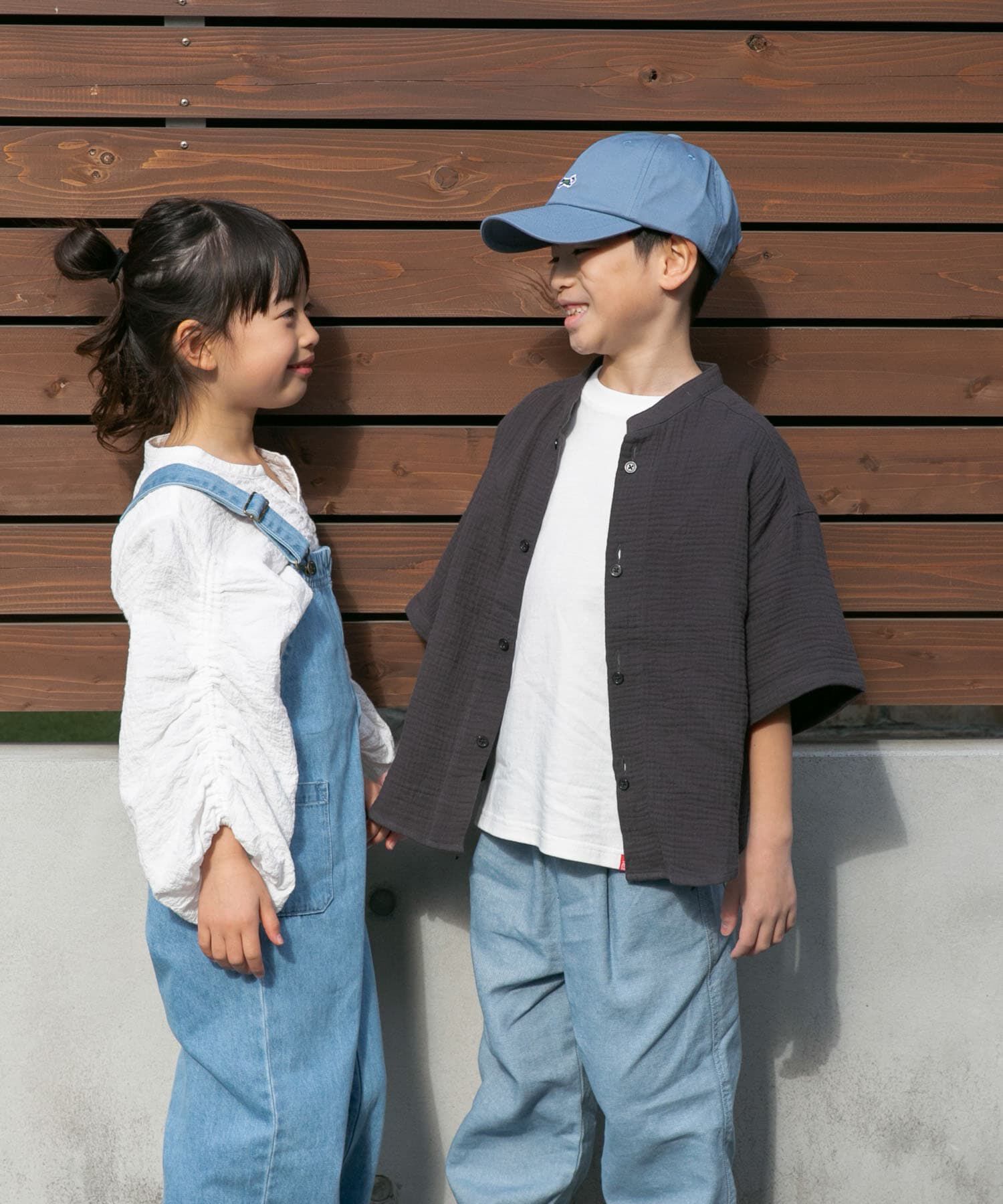 URBAN RESEARCH DOORS「『親子リンク』ギャザースリーブブラウス(KIDS)」|その他|