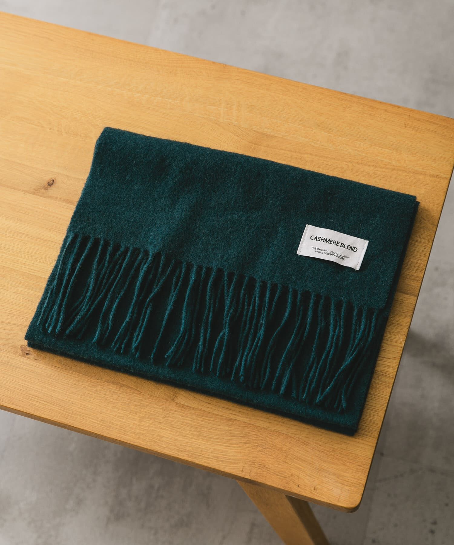 URBAN RESEARCH DOORS「カシミヤブレンド マフラー」|マフラー|グリーン