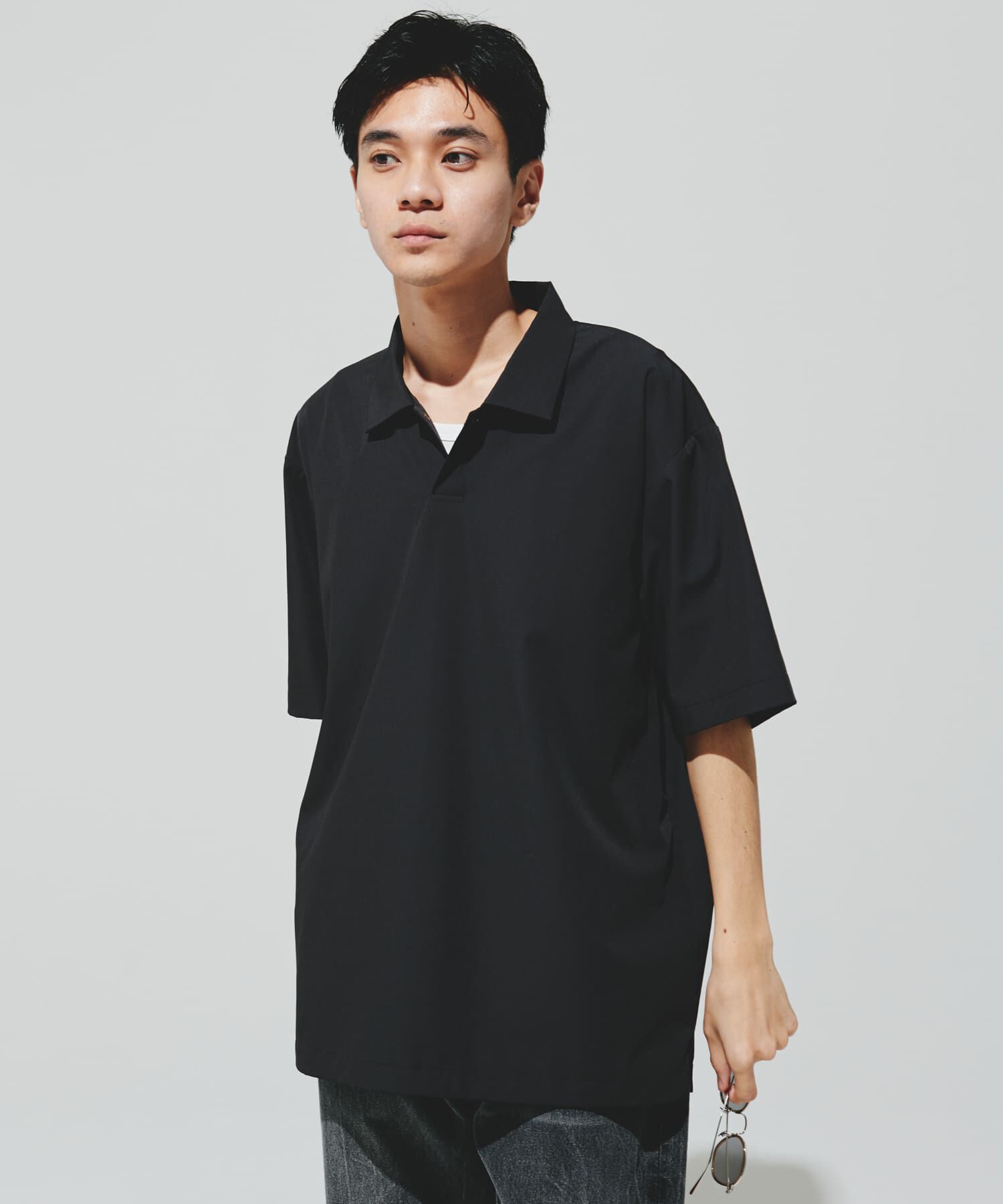 URBAN RESEARCH DOORS「『UR TECH』サマシェア ポロシャツ」|ポロシャツ|