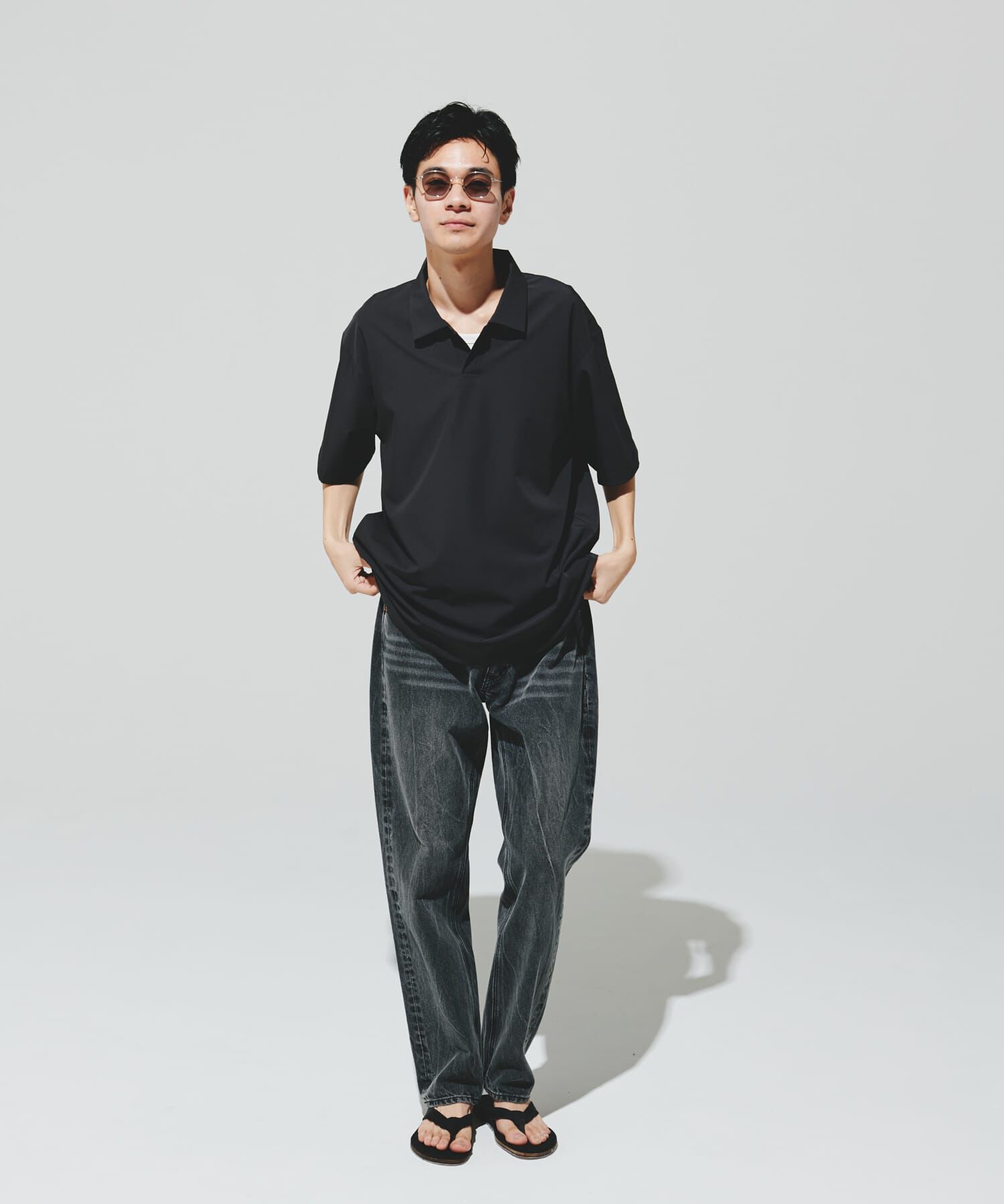 URBAN RESEARCH DOORS「『UR TECH』サマシェア ポロシャツ」|ポロシャツ|