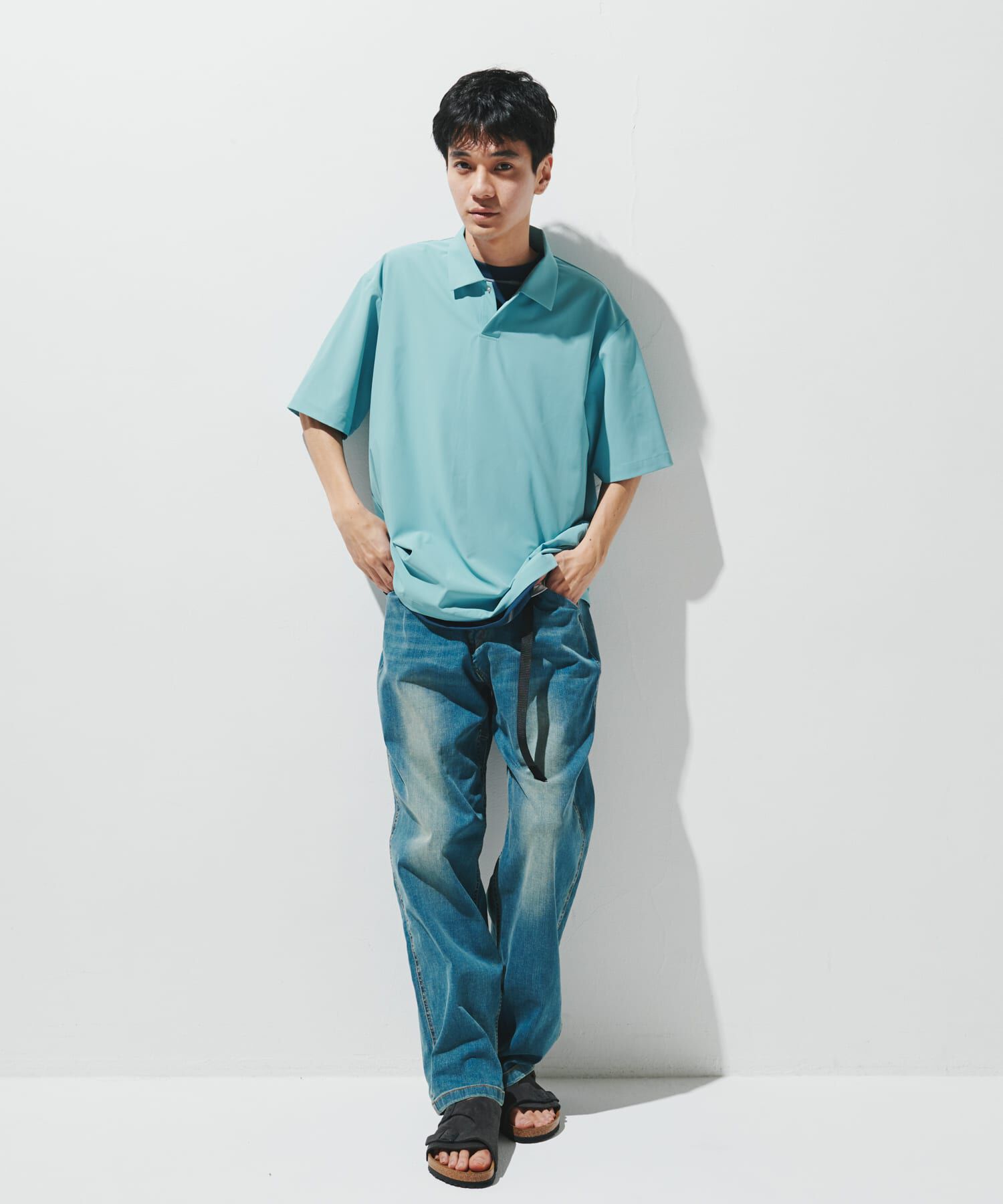 URBAN RESEARCH DOORS「『UR TECH』サマシェア ポロシャツ」|ポロシャツ|