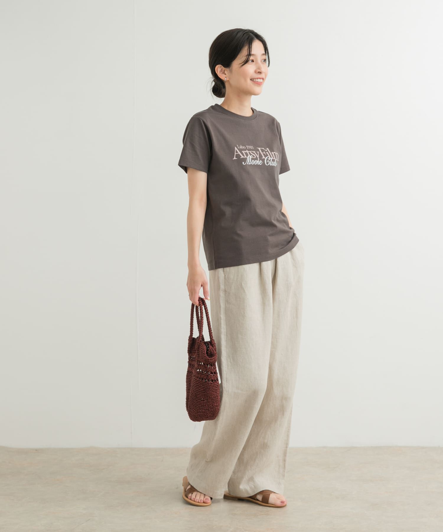 URBAN RESEARCH DOORS「MIXロゴプリントTシャツ」|Tシャツ・カットソー|