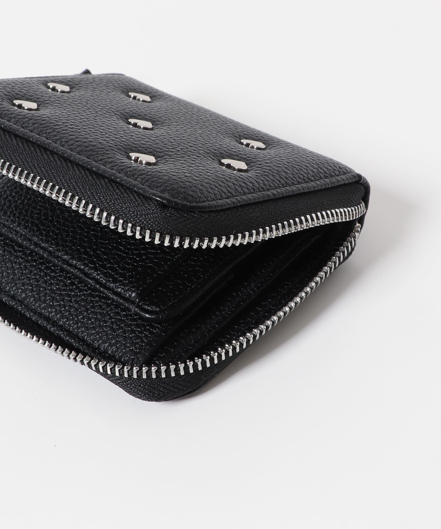 RODE SKO「ハートスタッズ二つ折りミニ財布」|財布|