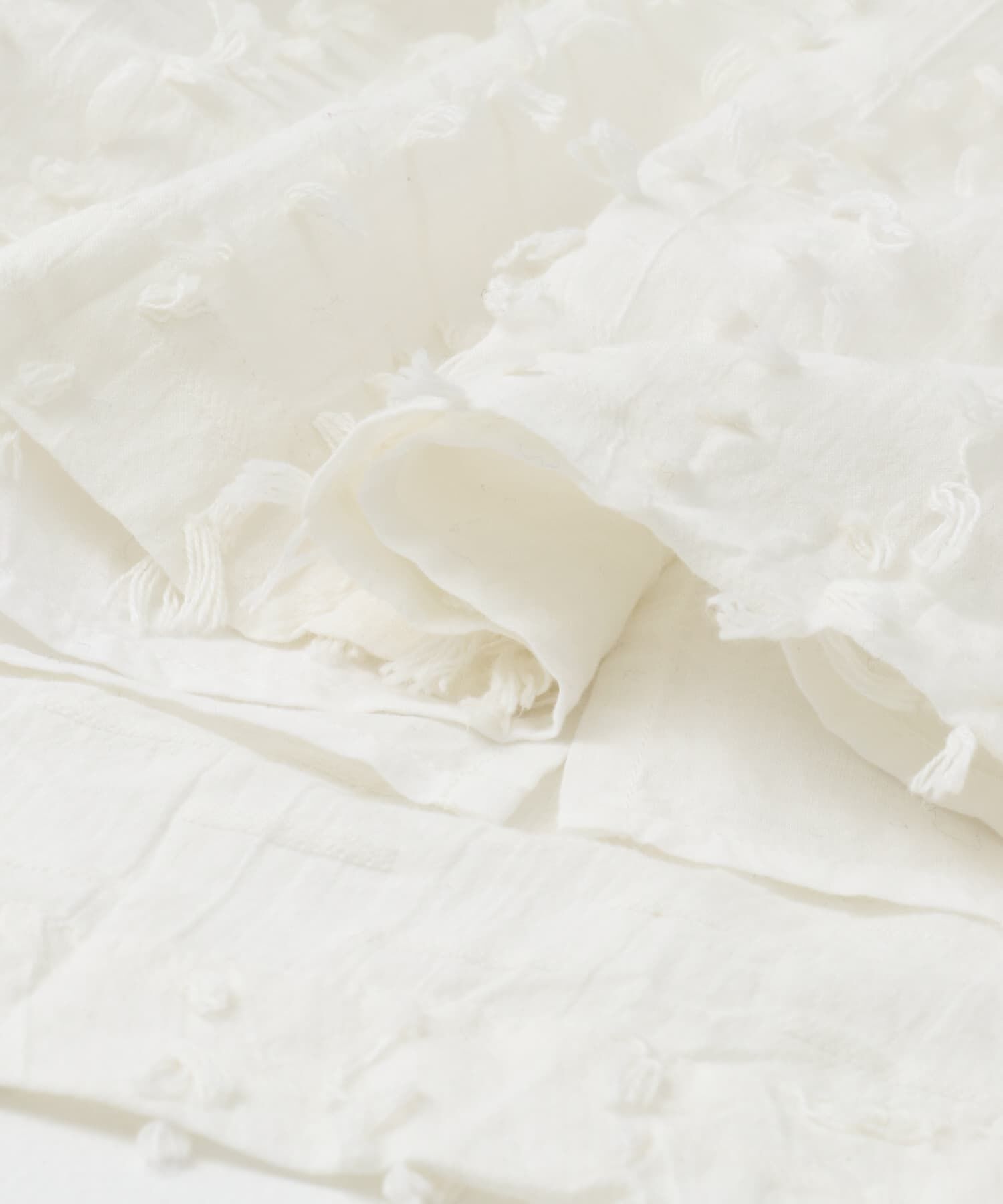 かぐれ「フリンジカットジャガードスカート」|スカート|