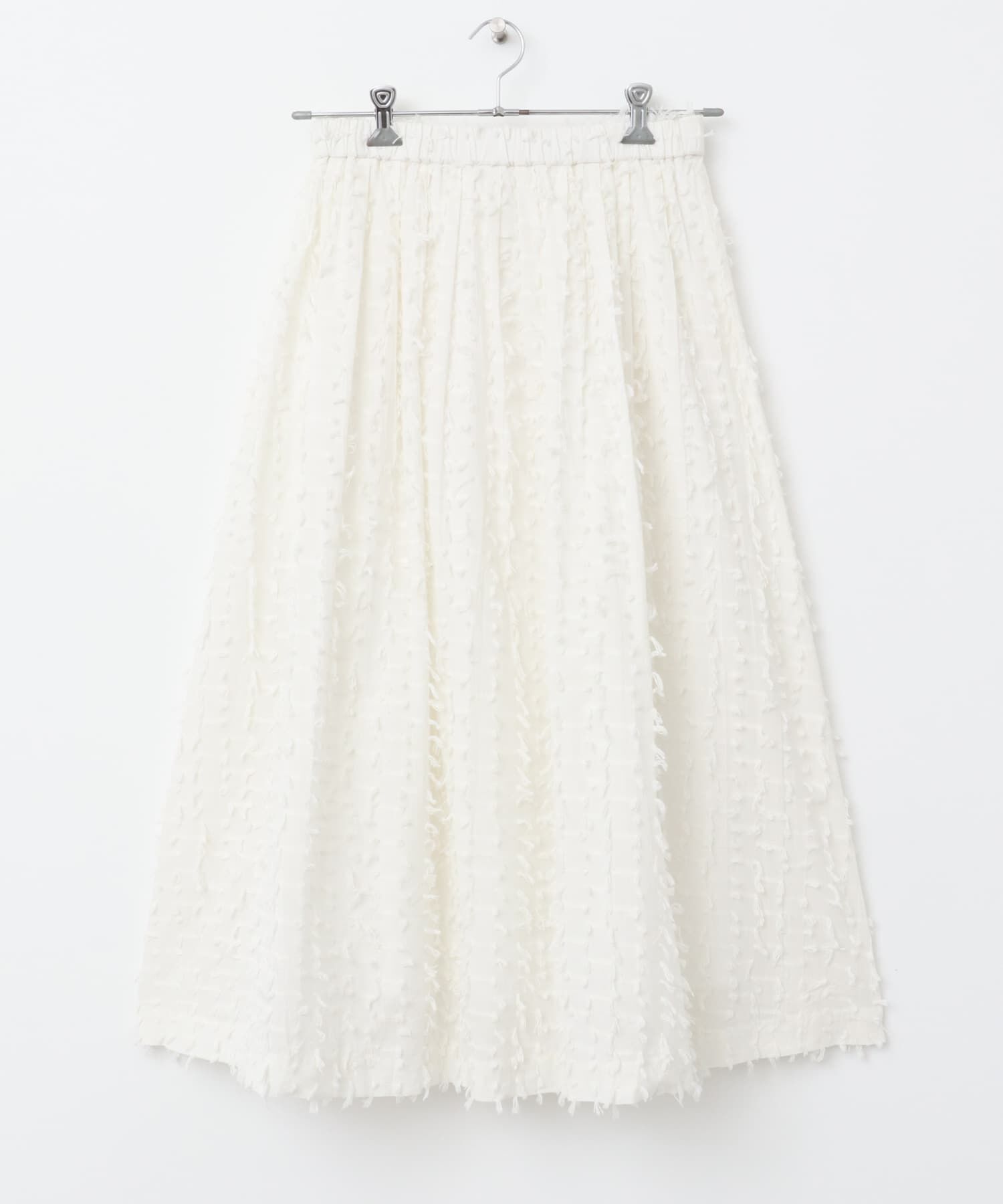 かぐれ「フリンジカットジャガードスカート」|スカート|