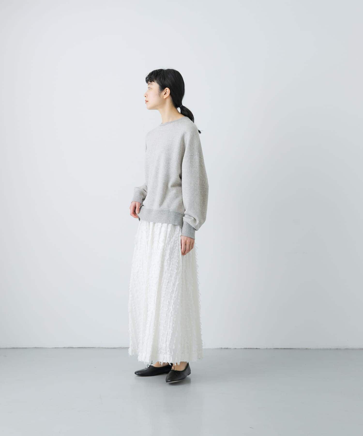 かぐれ「フリンジカットジャガードスカート」|スカート|