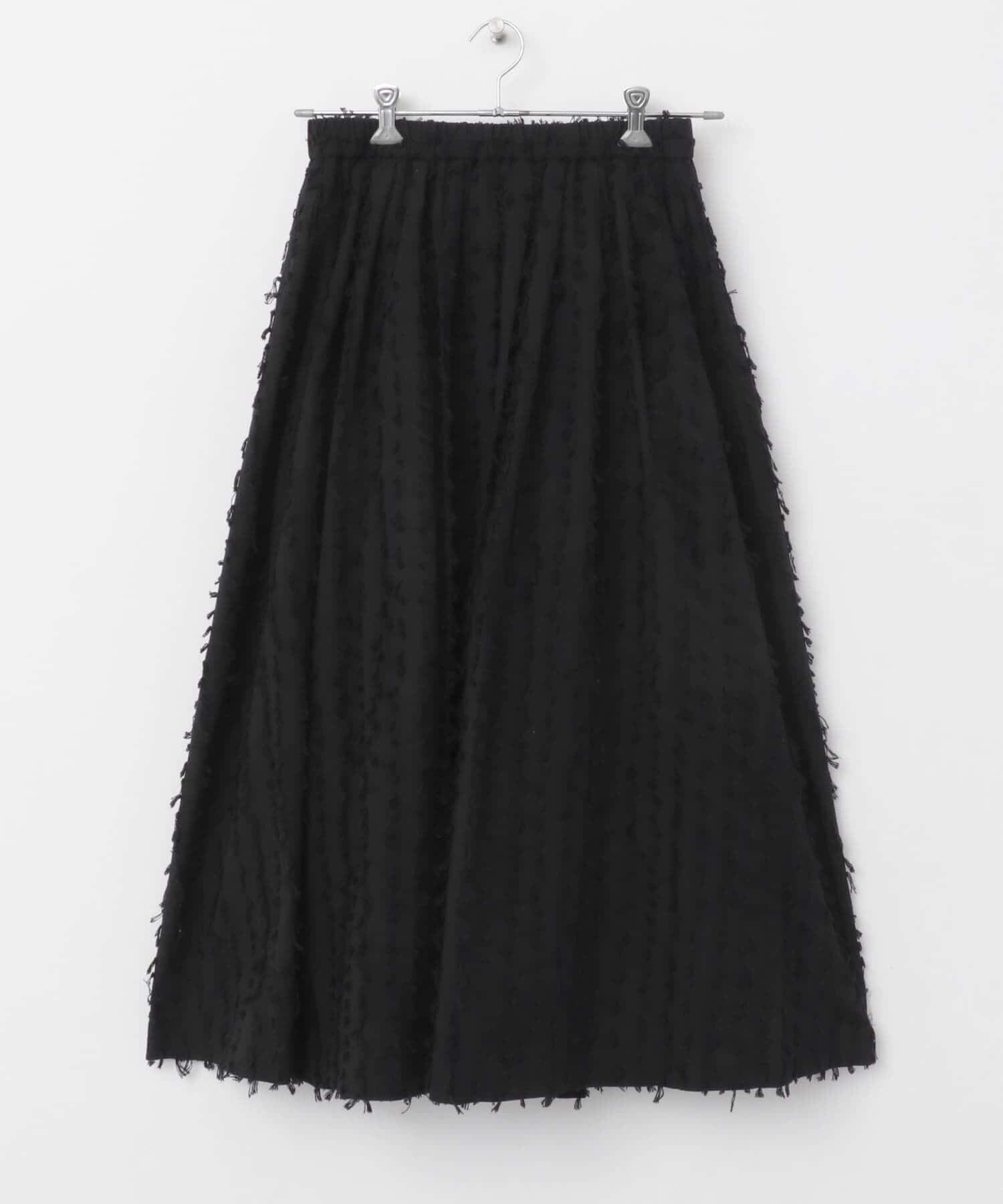 かぐれ「フリンジカットジャガードスカート」|スカート|