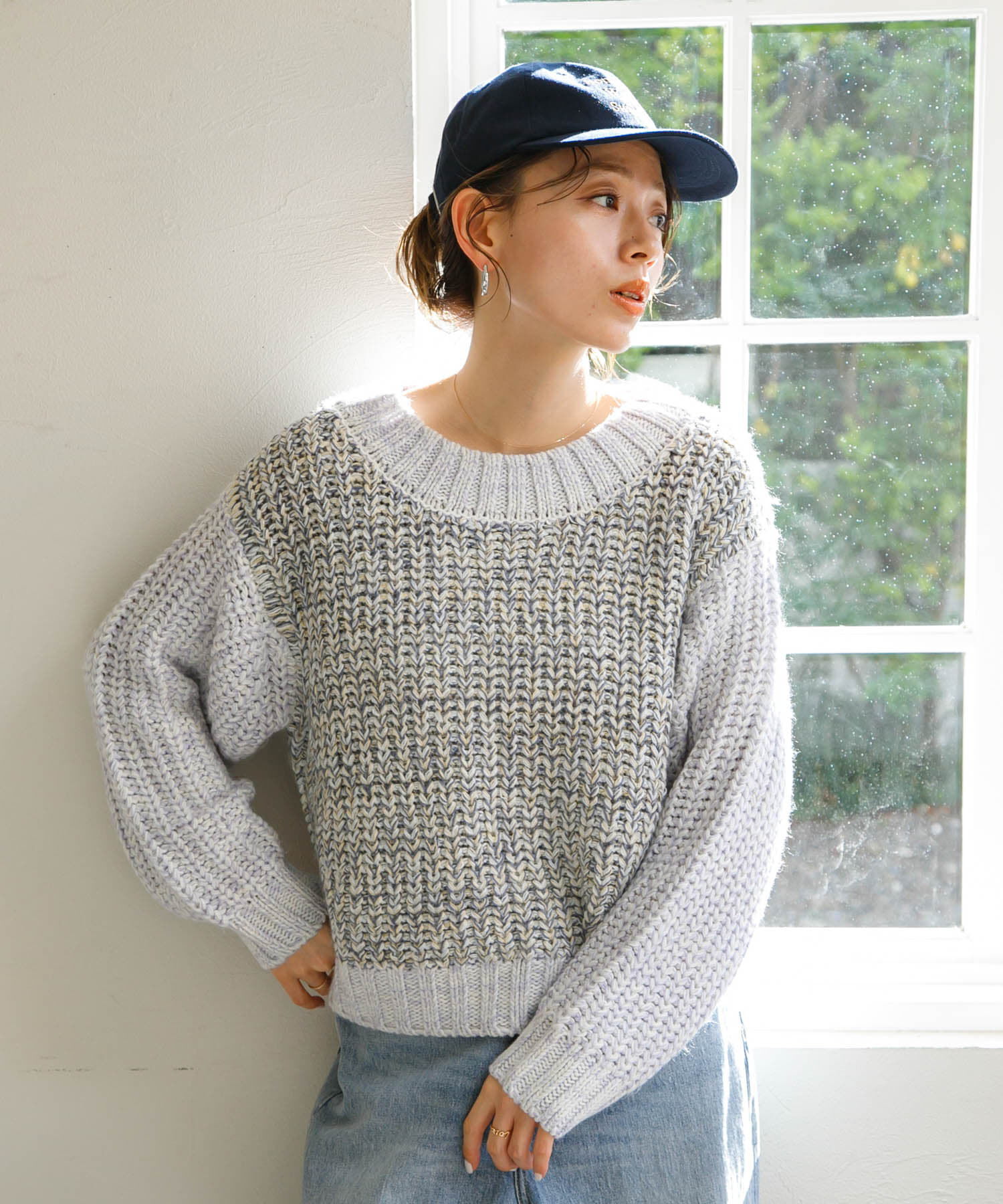 Sonny Label 「ミックスカラーニットプルオーバー」|ニット・セーター|