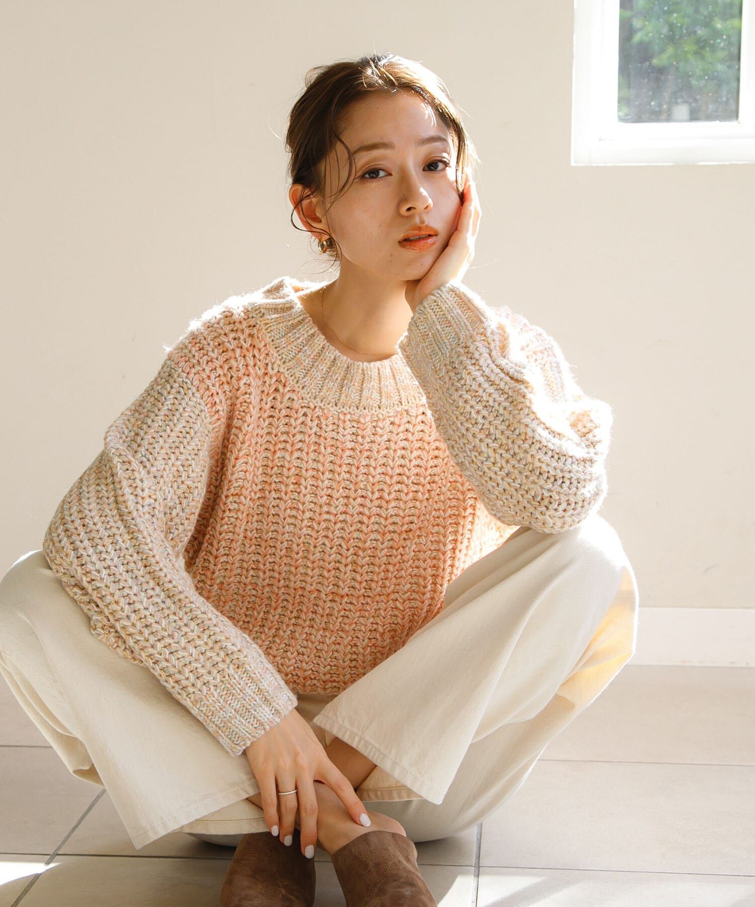 Sonny Label 「ミックスカラーニットプルオーバー」|ニット・セーター|