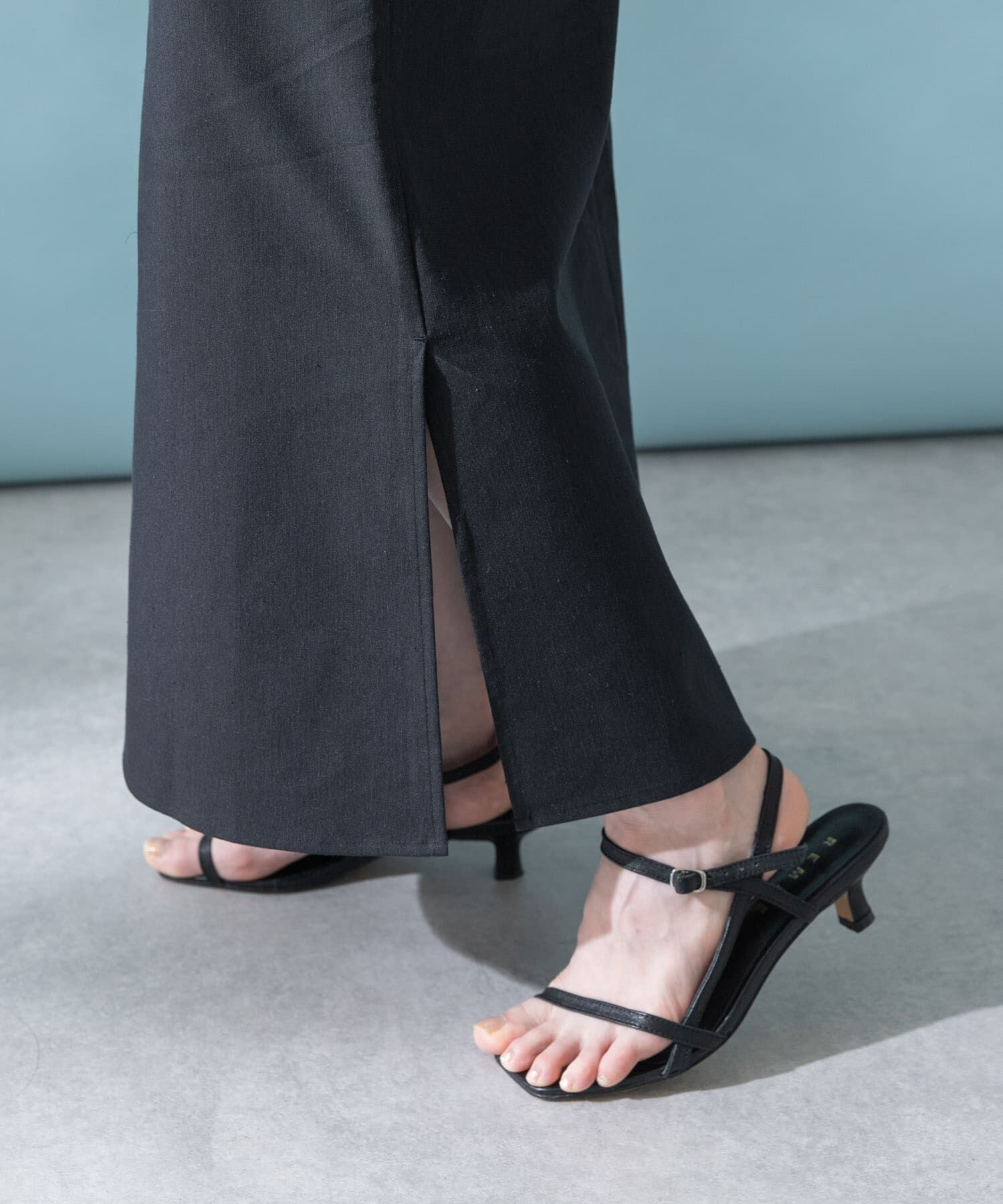 URBAN RESEARCH ROSSO「リネンストレッチスリットスカート」|スカート|