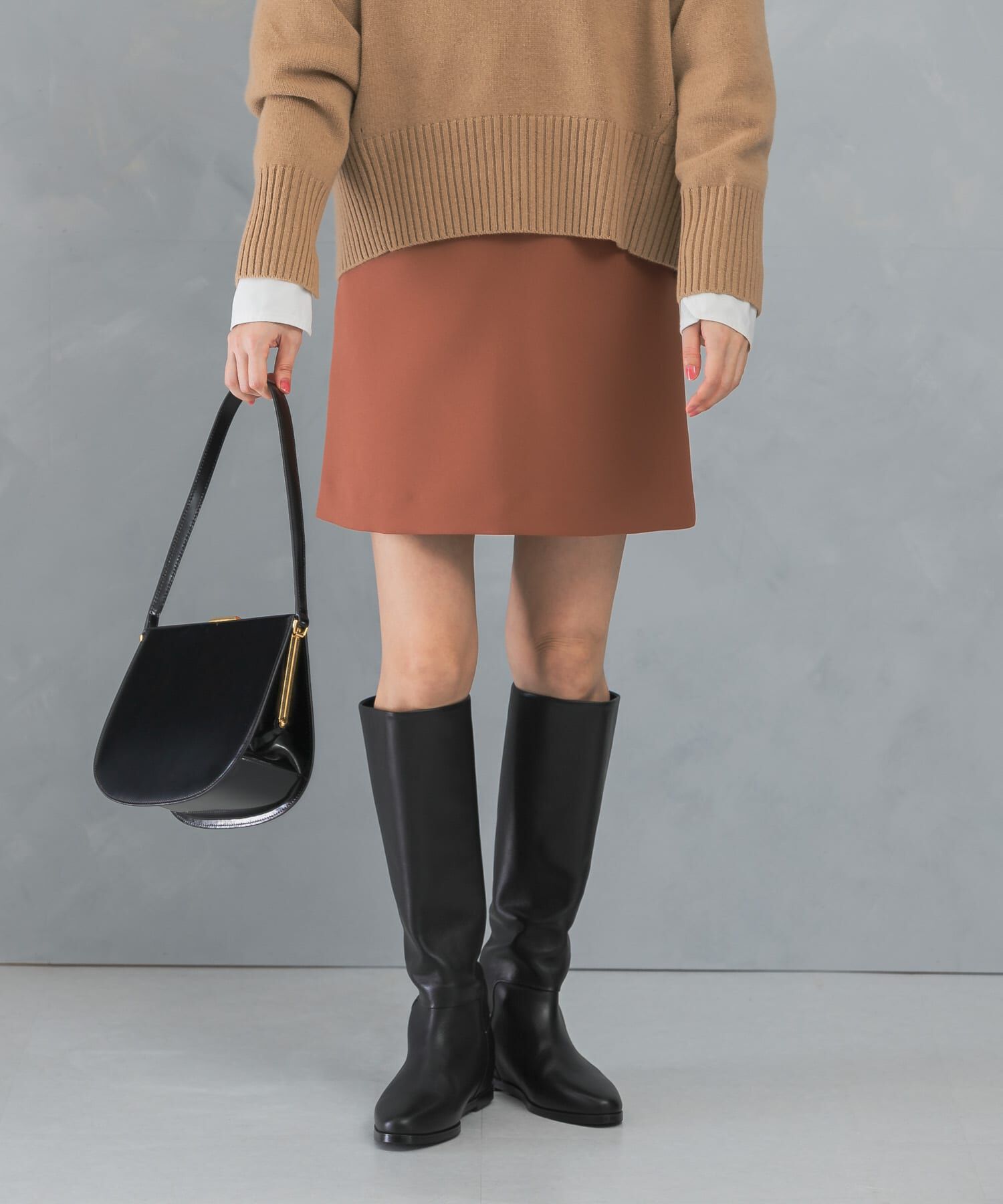 URBAN RESEARCH ROSSO「バックファスナーミニスカート」|スカート|