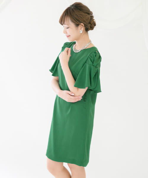 URBAN RESEARCH ROSSO「デザインスリーブドレス&there4;」|ワンピース|