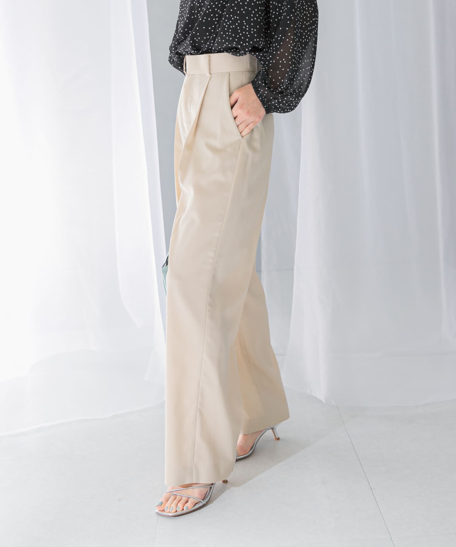 URBAN RESEARCH ROSSO「ハイウエストワイドスラックス」|その他|