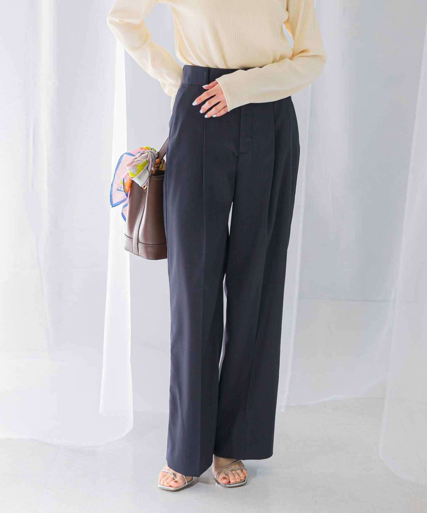 URBAN RESEARCH ROSSO「ハイウエストワイドスラックス」|その他|