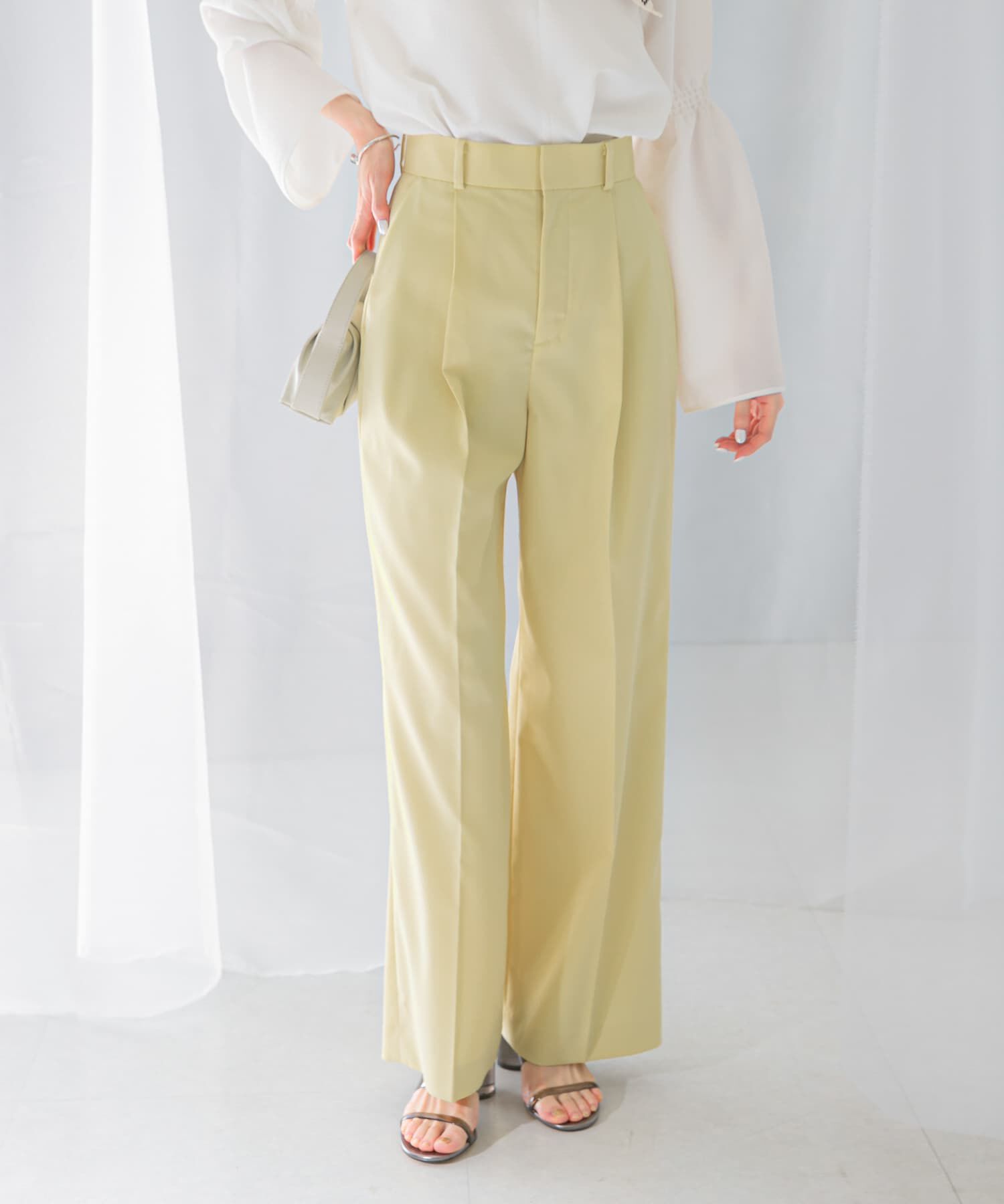 URBAN RESEARCH ROSSO「ハイウエストワイドスラックス」|その他|