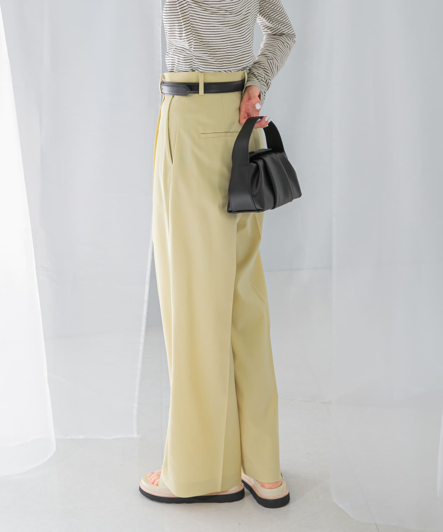 URBAN RESEARCH ROSSO「ハイウエストワイドスラックス」|その他|