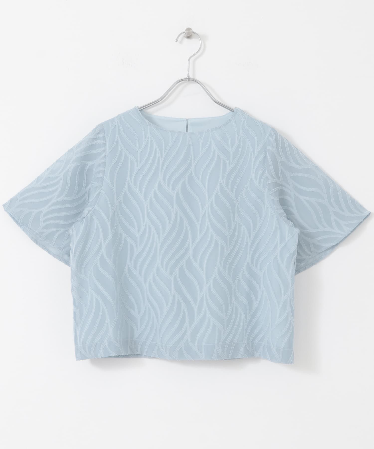 URBAN RESEARCH ROSSO「セミシアーカットジャガードブラウス」|シャツ・ブラウス|