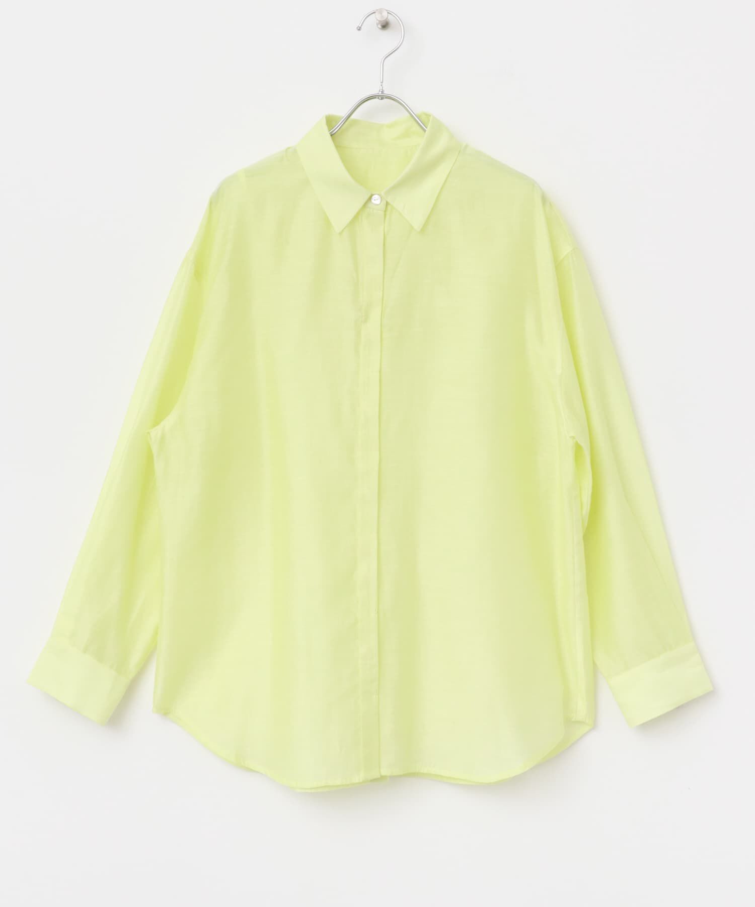 URBAN RESEARCH ROSSO「リネンタッチイージーケアオーバーシャツ」|シャツ・ブラウス|