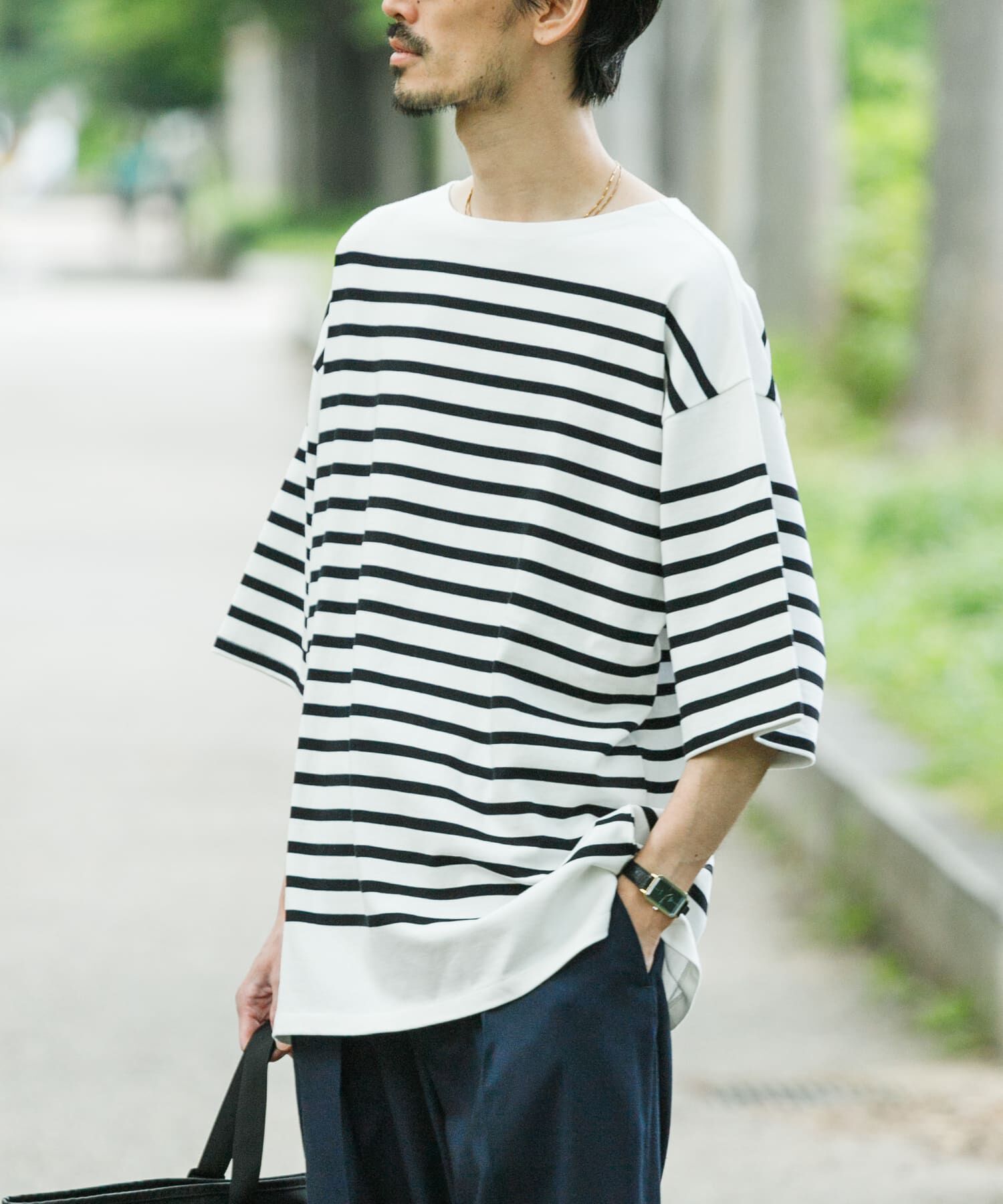 URBAN RESEARCH「USAコットンバスクTシャツ」|Tシャツ・カットソー|