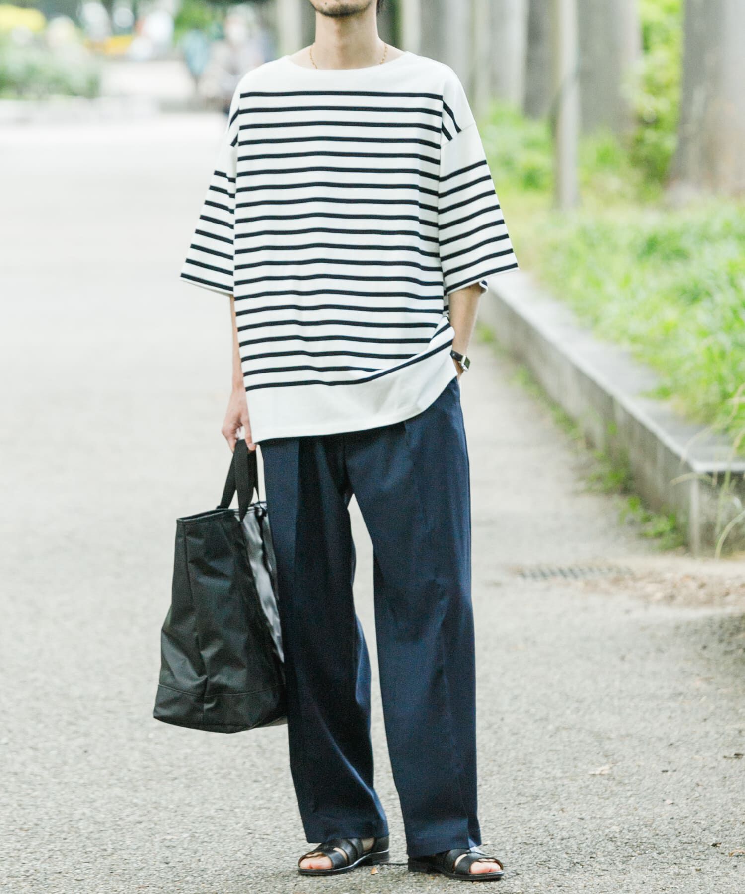 URBAN RESEARCH「USAコットンバスクTシャツ」|Tシャツ・カットソー|