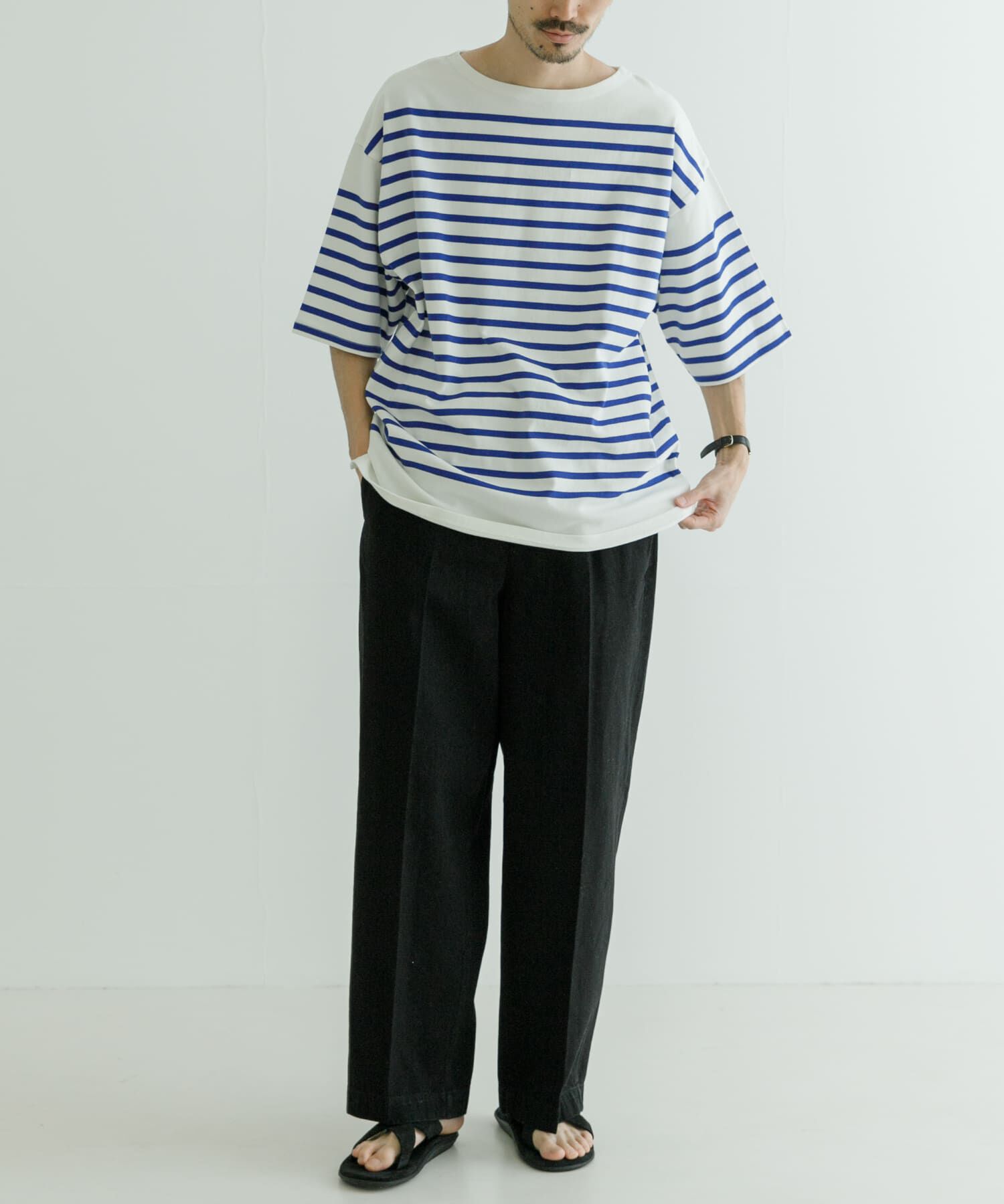 URBAN RESEARCH「USAコットンバスクTシャツ」|Tシャツ・カットソー|