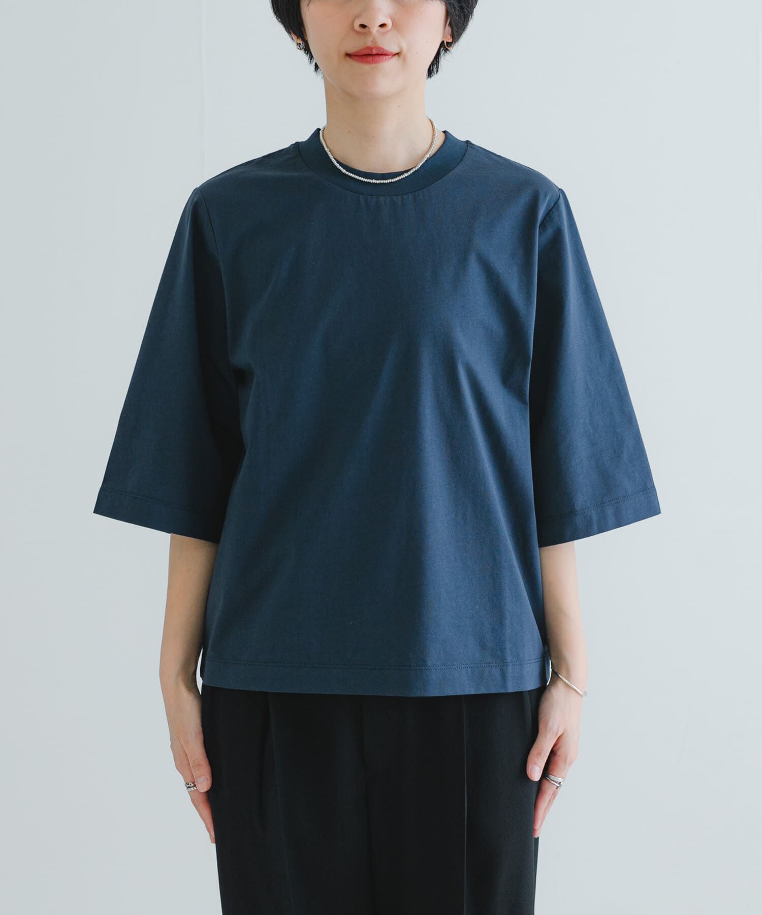 URBAN RESEARCH「スーピマコットンハーフスリーブカットソー」|Tシャツ・カットソー|