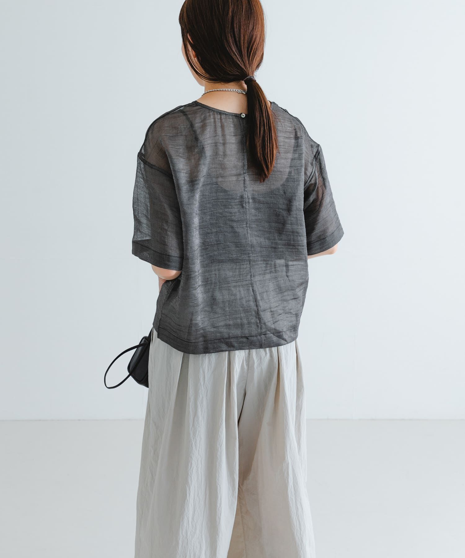 URBAN RESEARCH「シルクブレンドシアーブラウス」|シャツ・ブラウス|