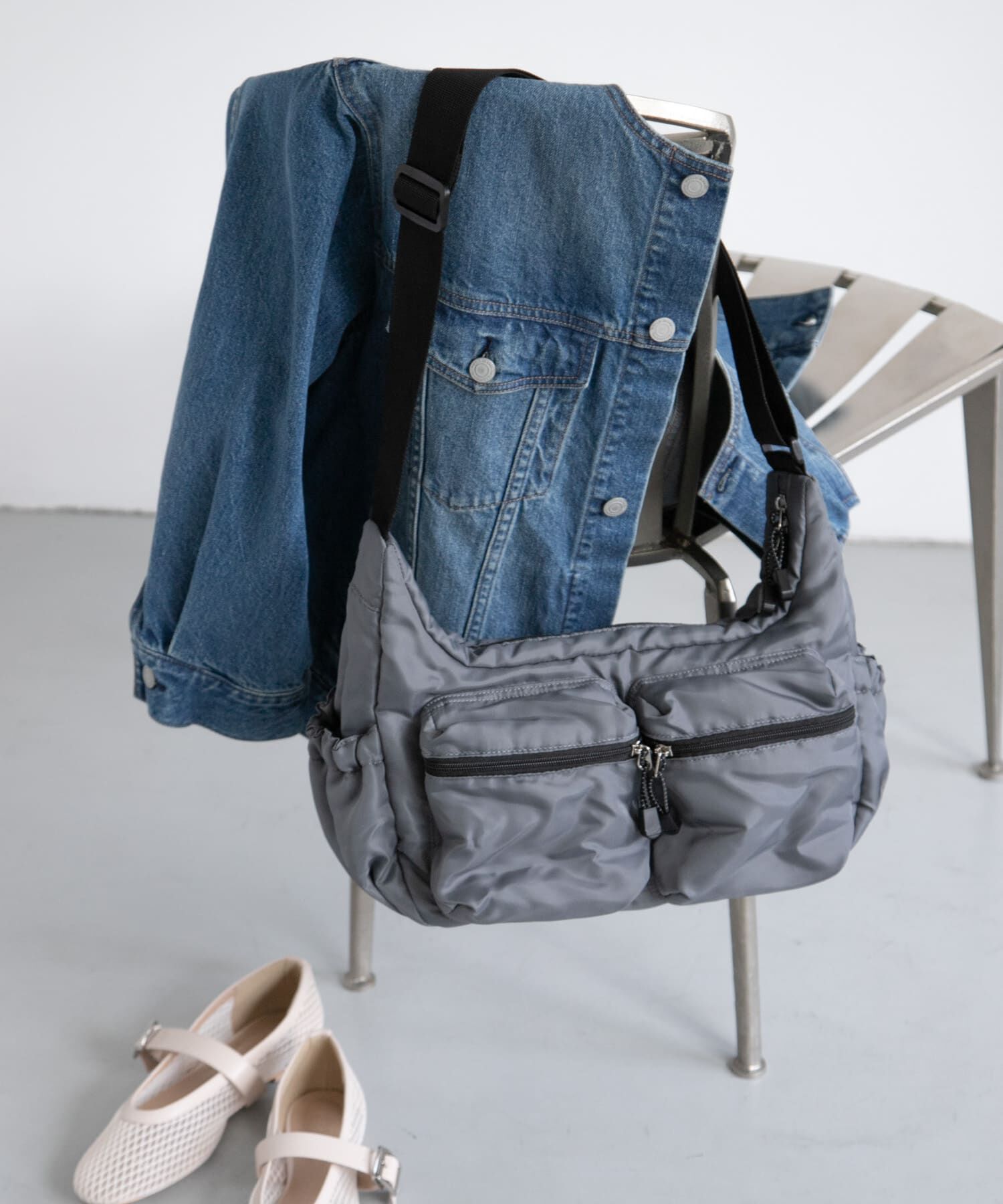 Sonny Label 「グログラン2ポケットショルダーバッグ」|ショルダー・メッセンジャー|