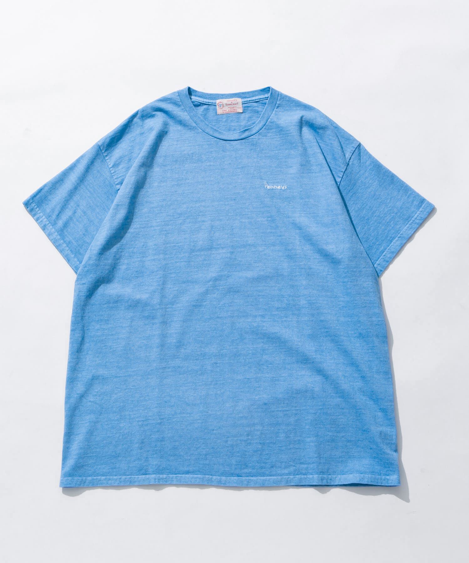 Sonny Label 「『別注』PENNEYS&times;Sonny Label　ピグメントショートスリーブTシャツ」|Tシャツ・カットソー|ブルー