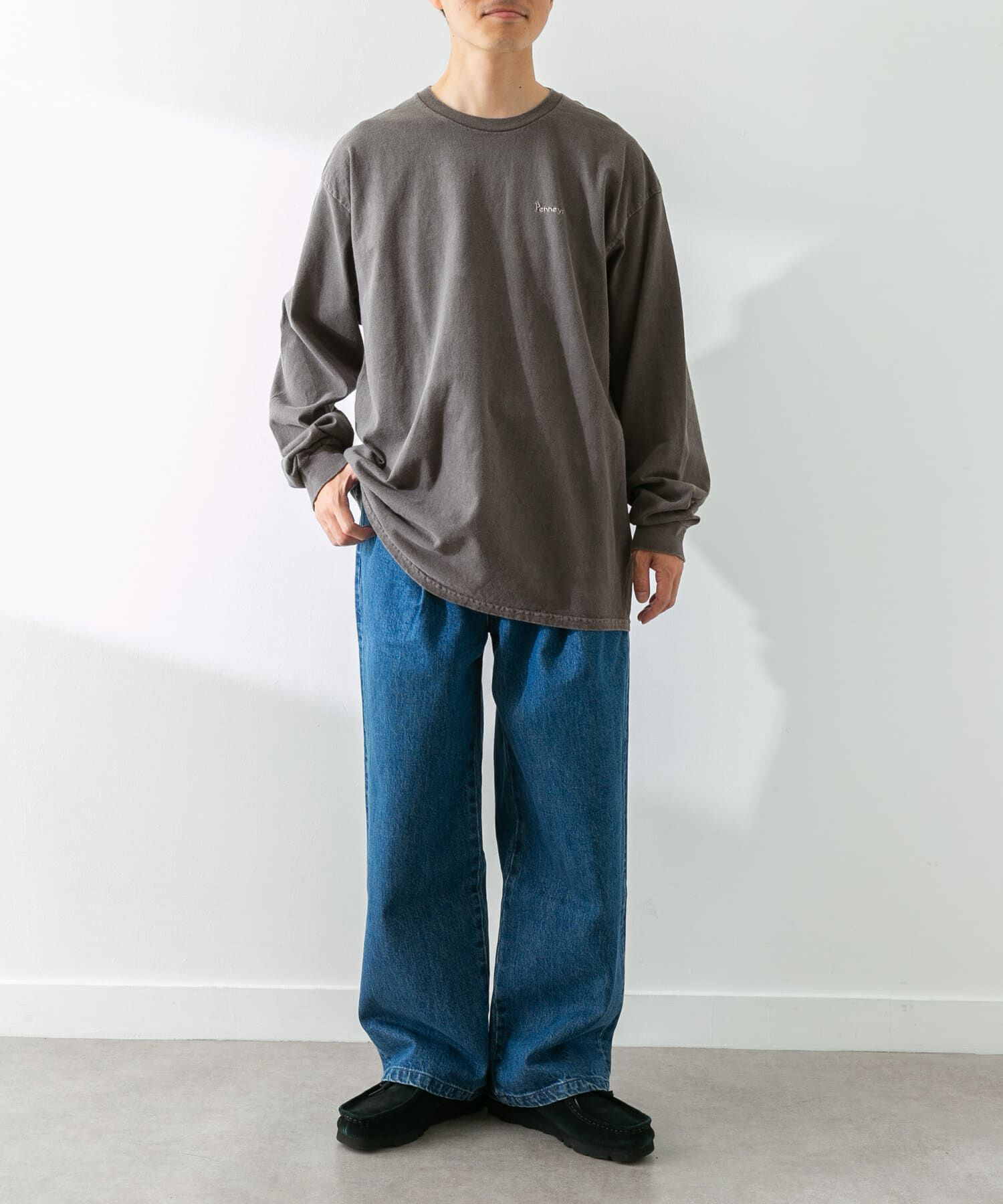 Sonny Label 「『別注』PENNEYS&times;Sonny Label　ピグメントロングスリーブTシャツ」|Tシャツ・カットソー|