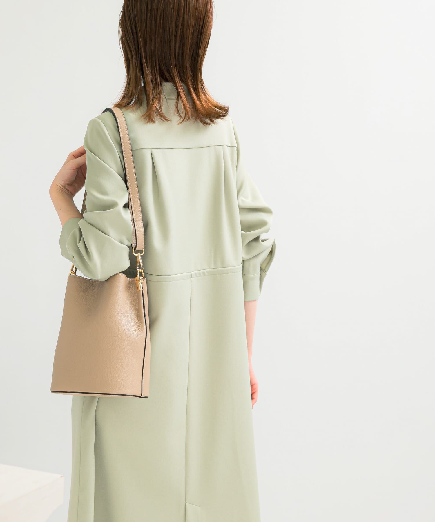 URBAN RESEARCH ROSSO「ピンタックストレートワンピース」|ワンピース|