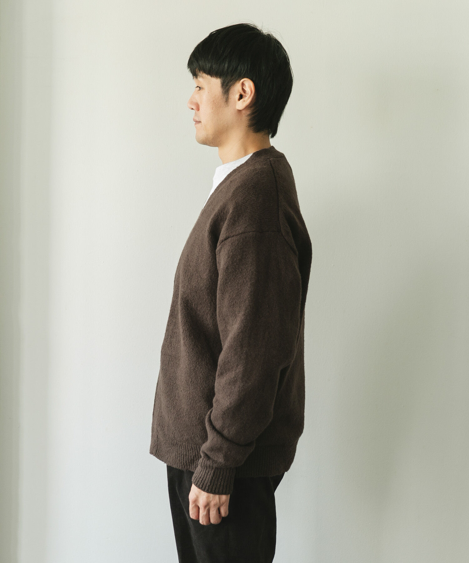 URBAN RESEARCH DOORS「AIR FIT Vネックカーディガン」|カーディガン|