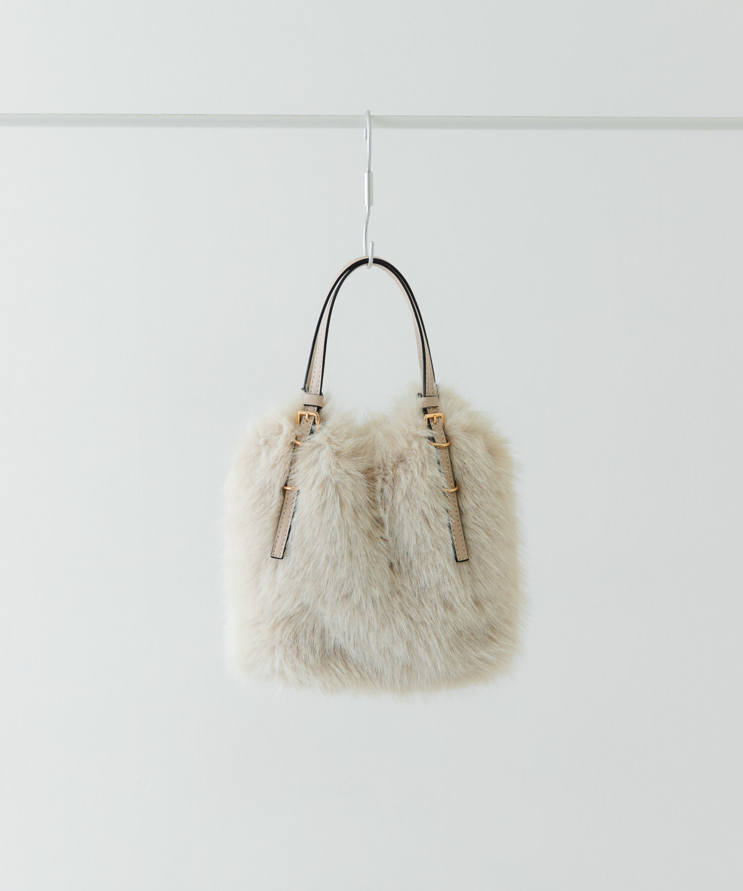 RODE SKO「フラッフィー2WAYバッグ」|ショルダー・メッセンジャー|アイボリー