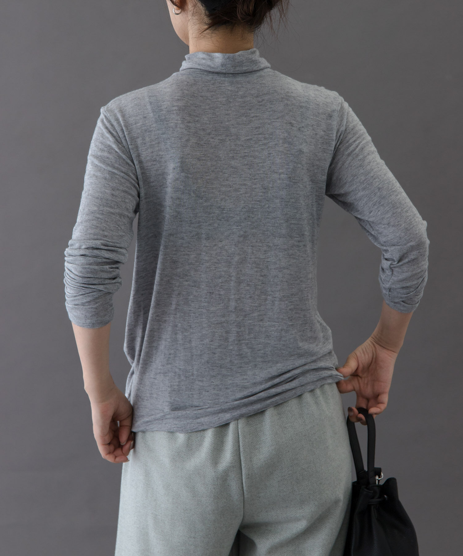 URBAN RESEARCH DOORS「FORK&SPOON　ベア天竺タートルネックカットソー」|Tシャツ・カットソー|