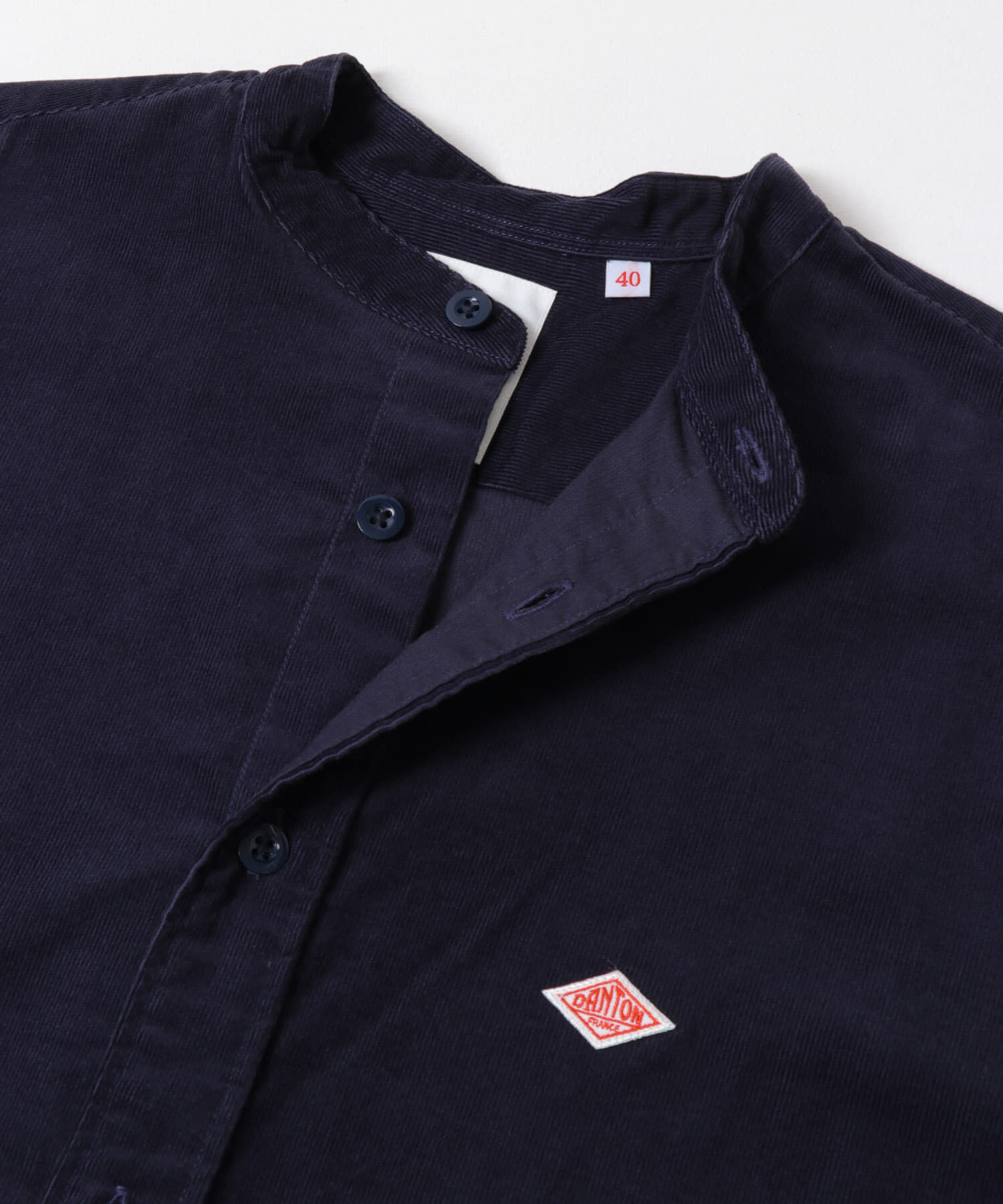 URBAN RESEARCH DOORS「DANTON　BAND COLLAR SHIRTS LONG-SLEEVE」|シャツ・ブラウス|