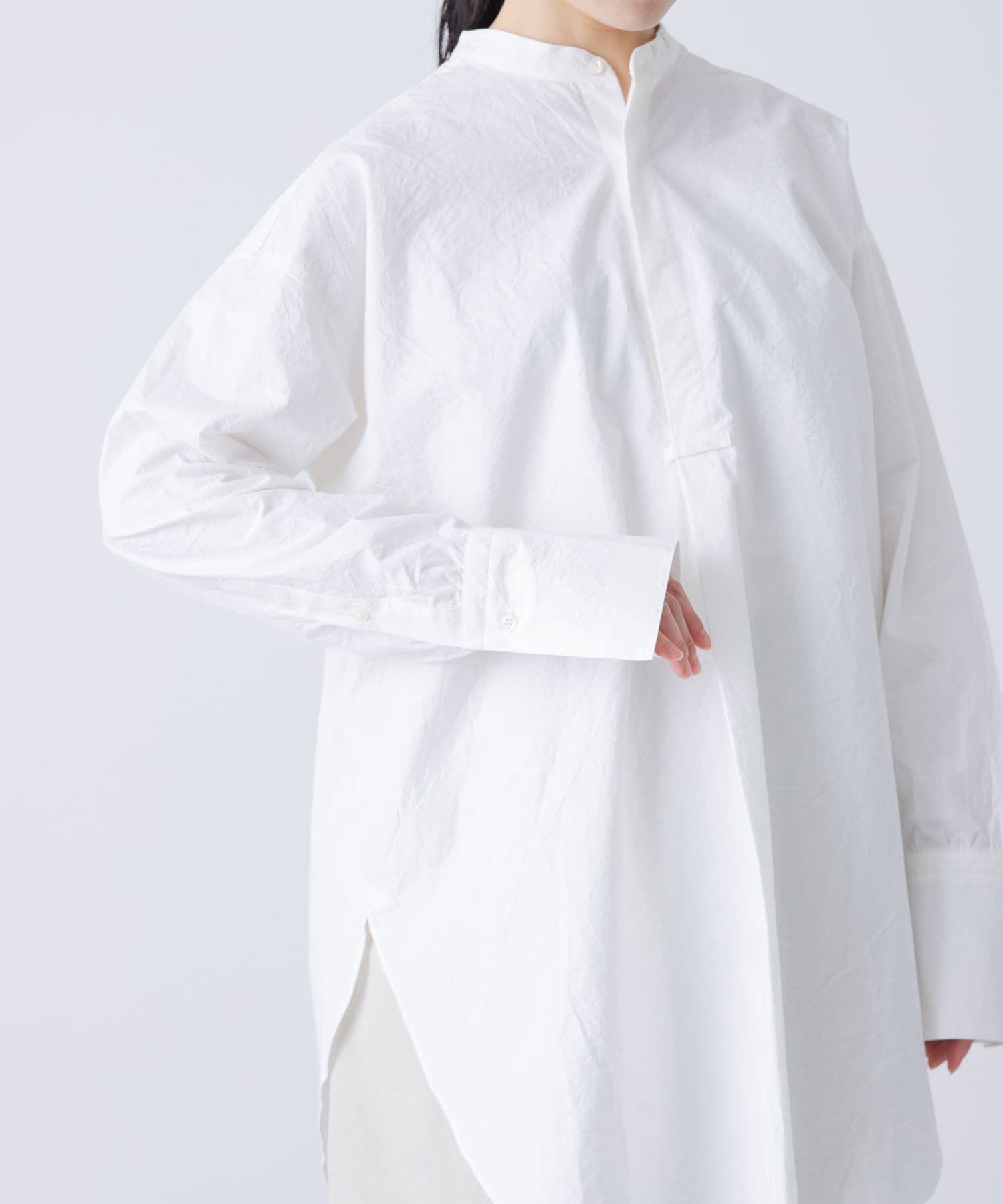 かぐれ「Cotton tunic shirts」|シャツ・ブラウス|