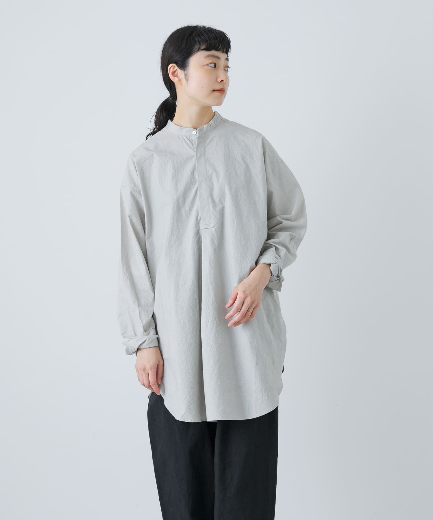 かぐれ「Cotton tunic shirts」|シャツ・ブラウス|
