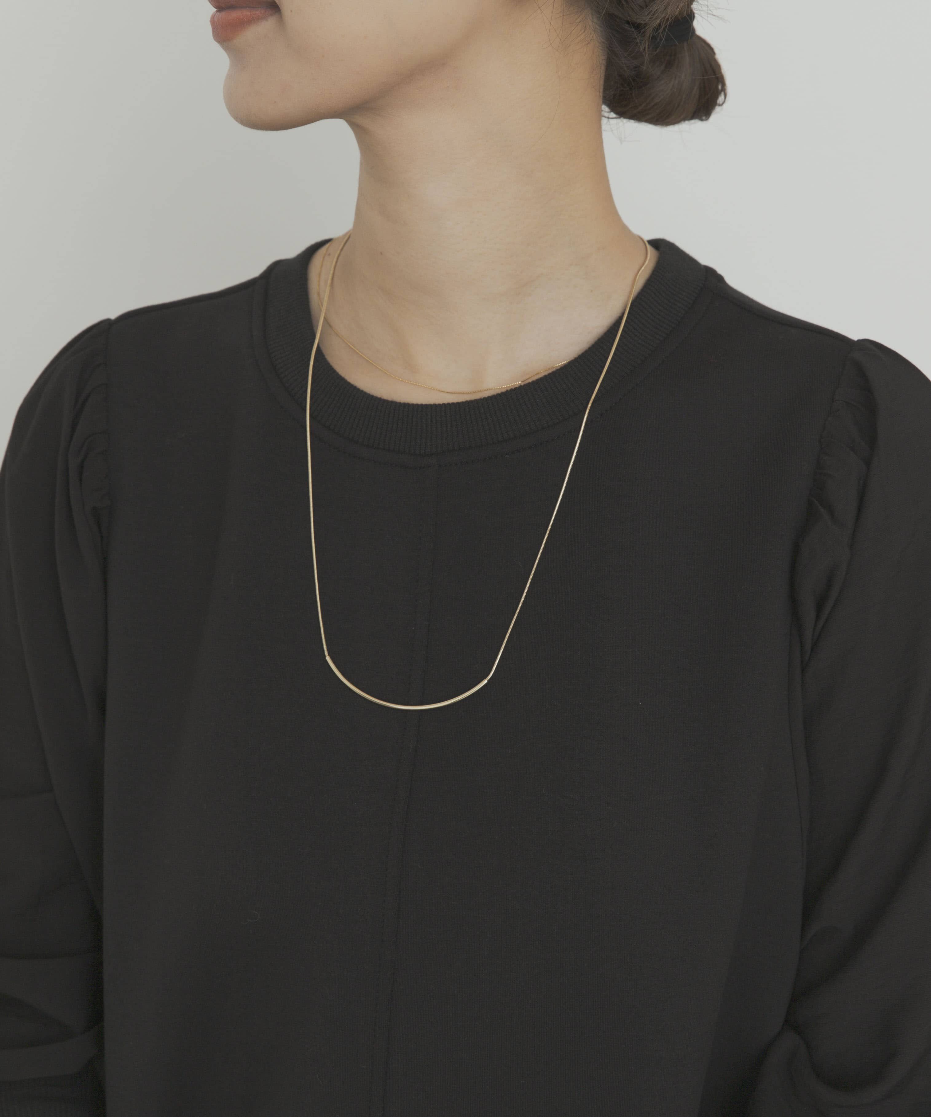 URBAN RESEARCH DOORS「カーブスライドネックレス」|ネックレス|ゴールド
