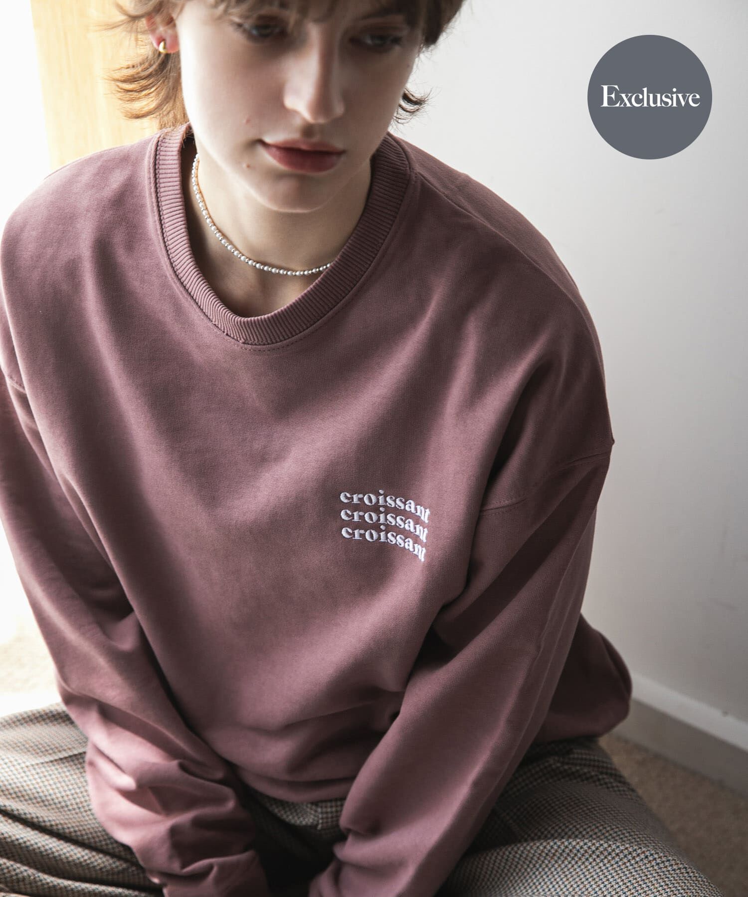URBAN RESEARCH「『別注』Les Petits Basics&times;URBAN RESEARCH　SWEAT」|スウェット・ジャージ|レッド系その他
