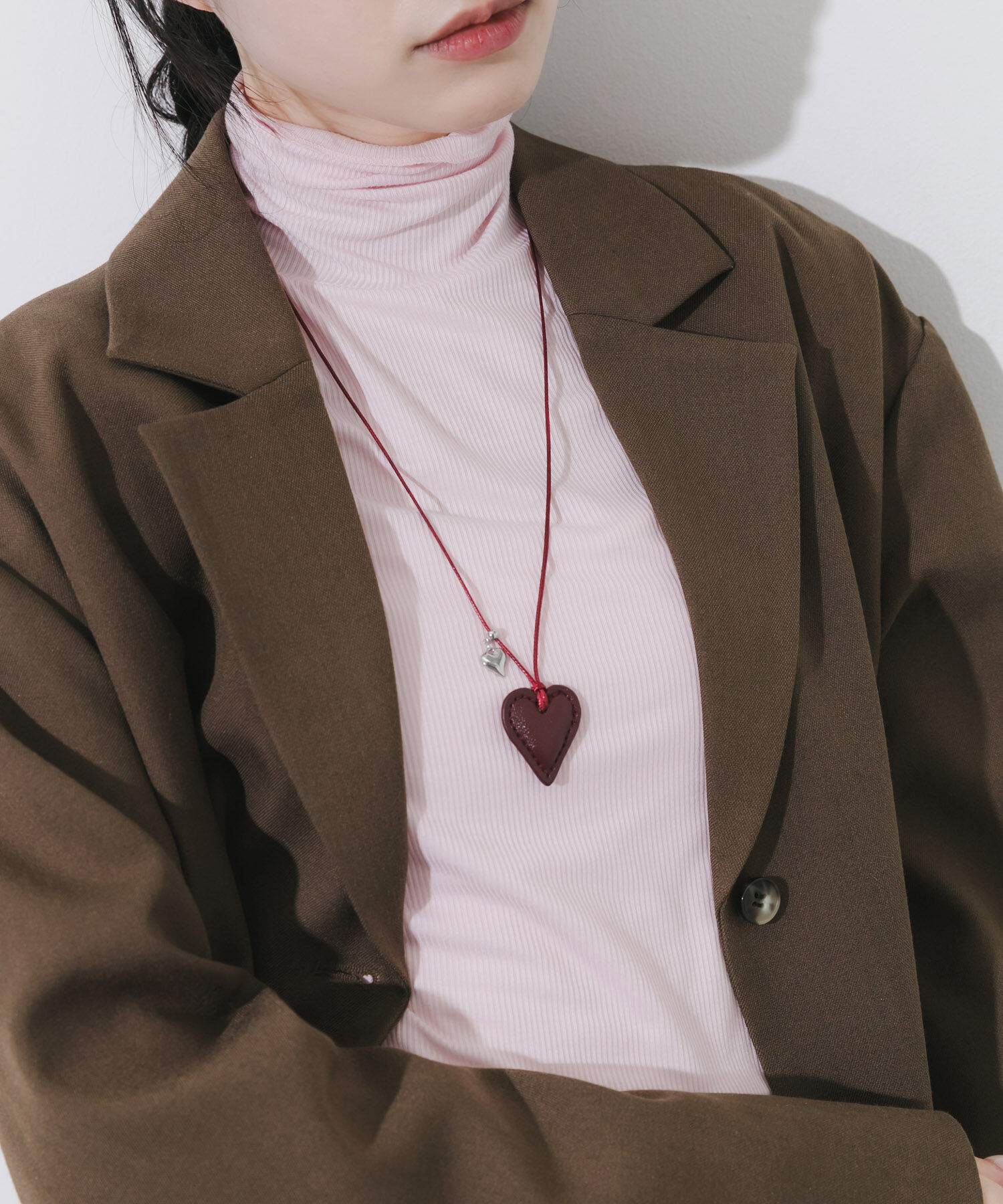 SMELLY「ハートカラーコードネックレス」|ネックレス|