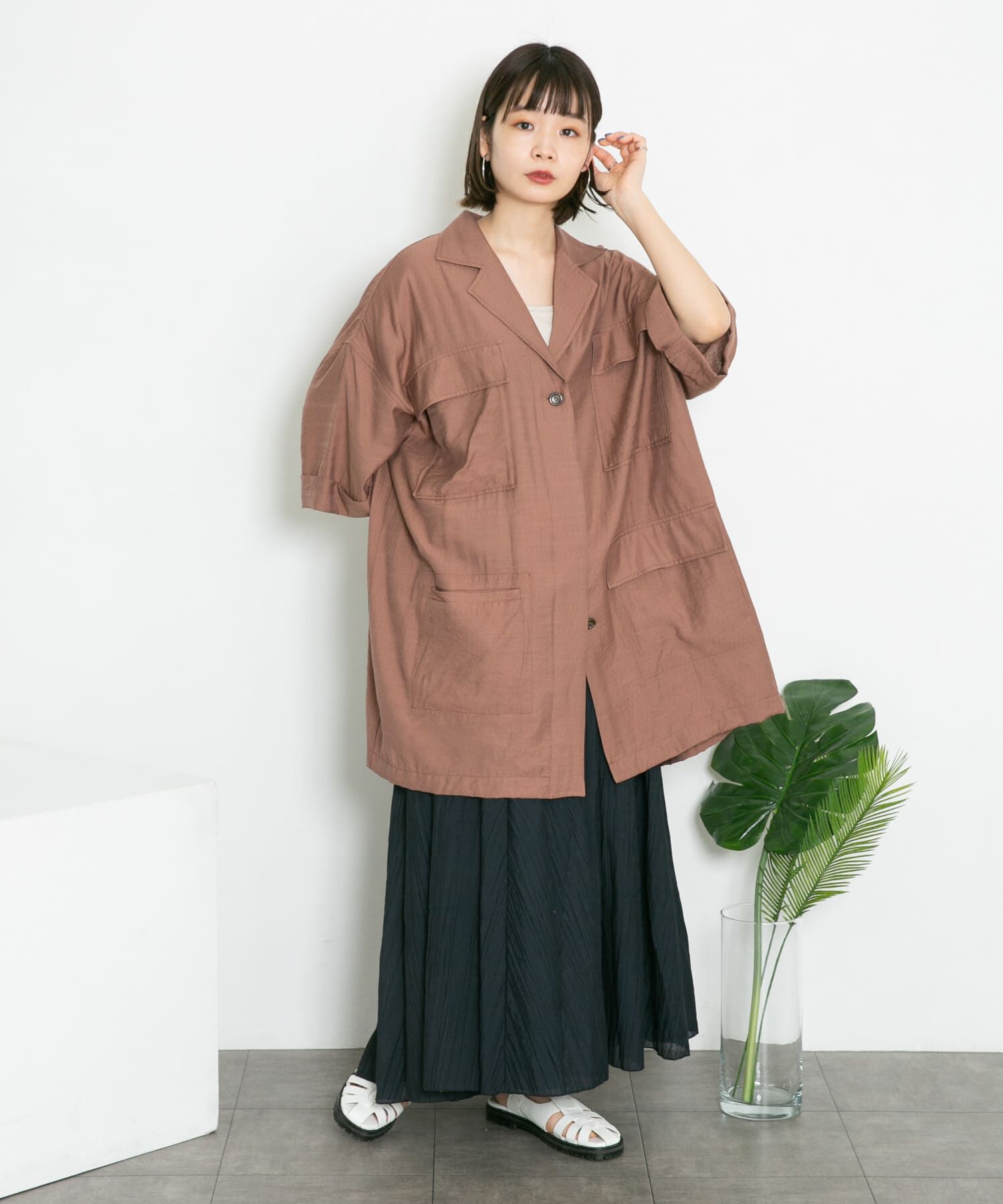  「シアーボリュームフレアスカート」|スカート|