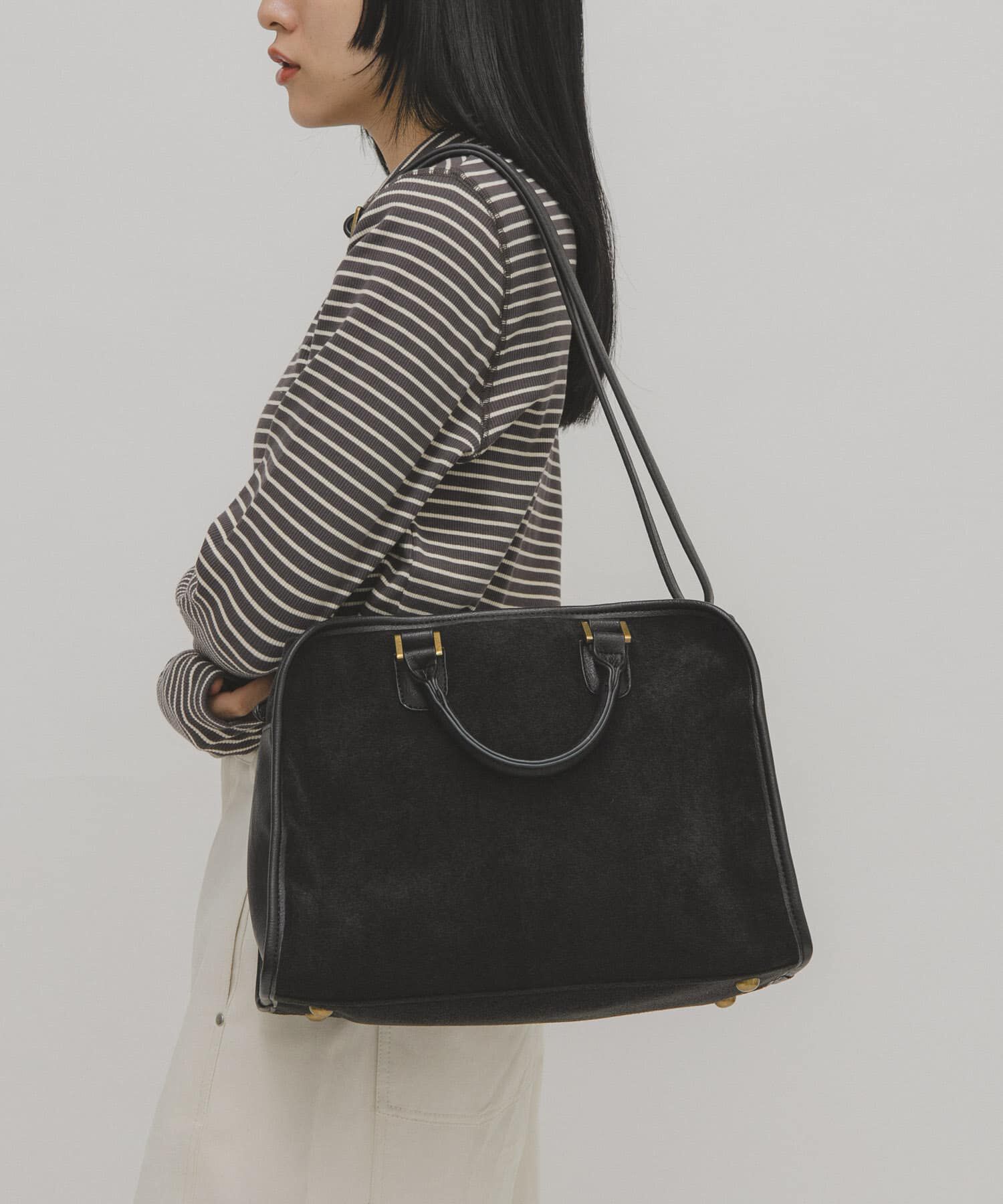  「パイルボストンBAG」|ボストンバッグ|