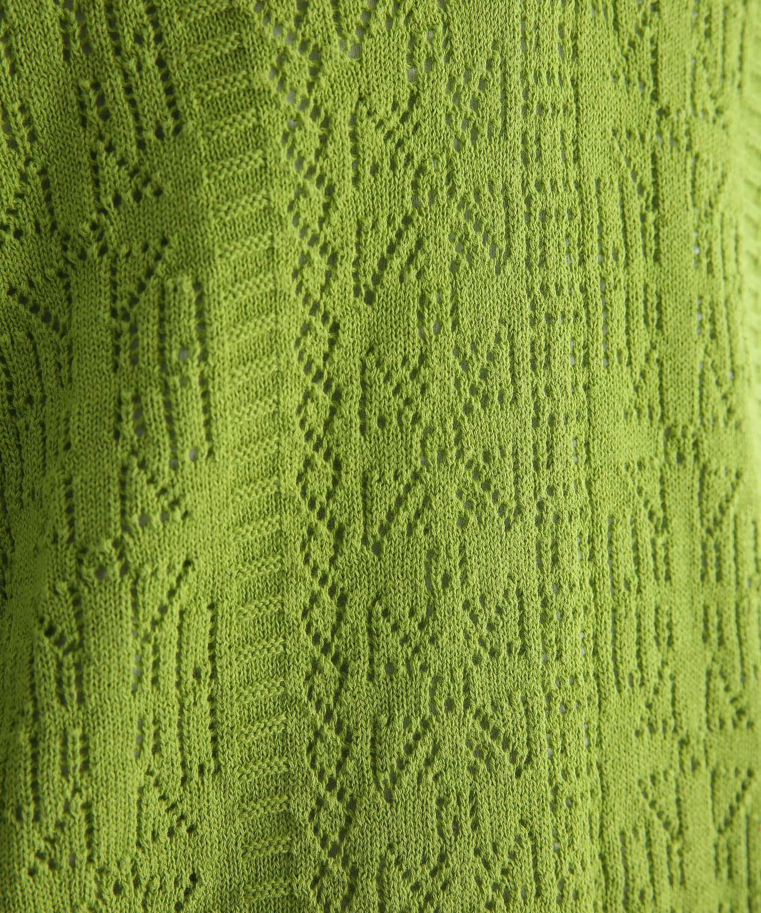 SENSE OF PLACE by URBAN RESEARCH「『ユニセックス』レースアミニットポロシャツ」|ニット・セーター|