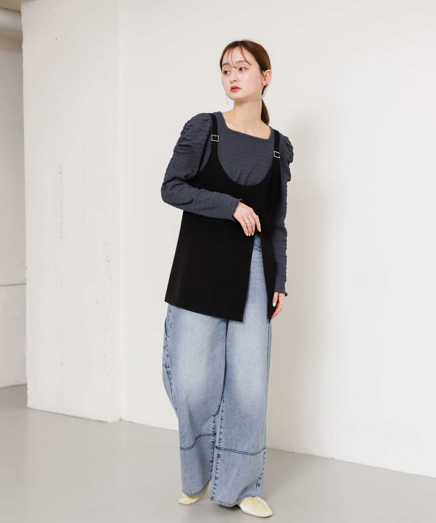 SENSE OF PLACE by URBAN RESEARCH「スリットキャミソールトップ」|その他|