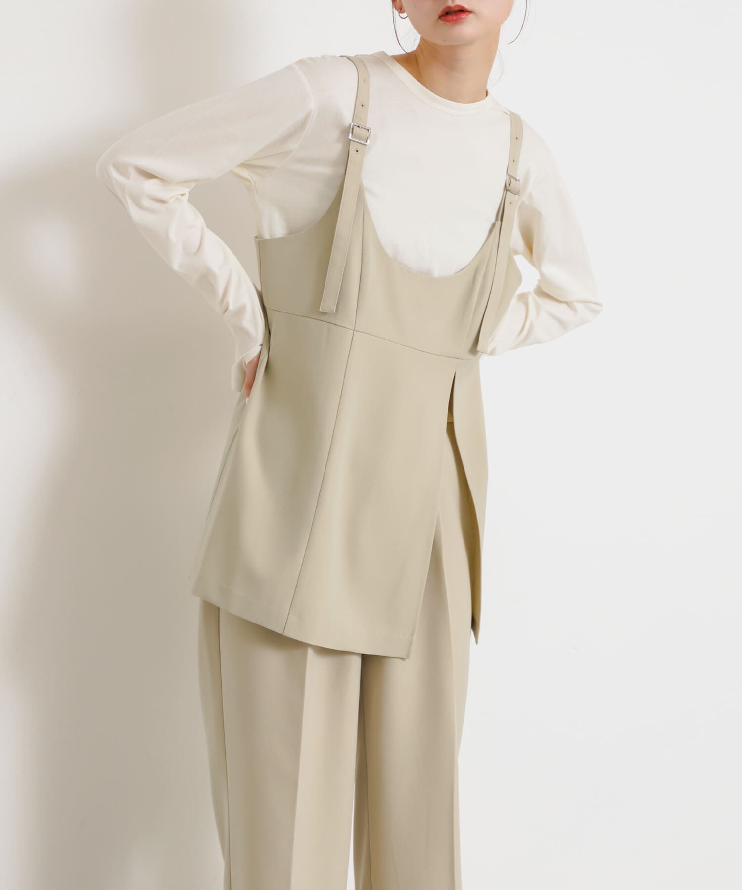 SENSE OF PLACE by URBAN RESEARCH「スリットキャミソールトップ」|その他|