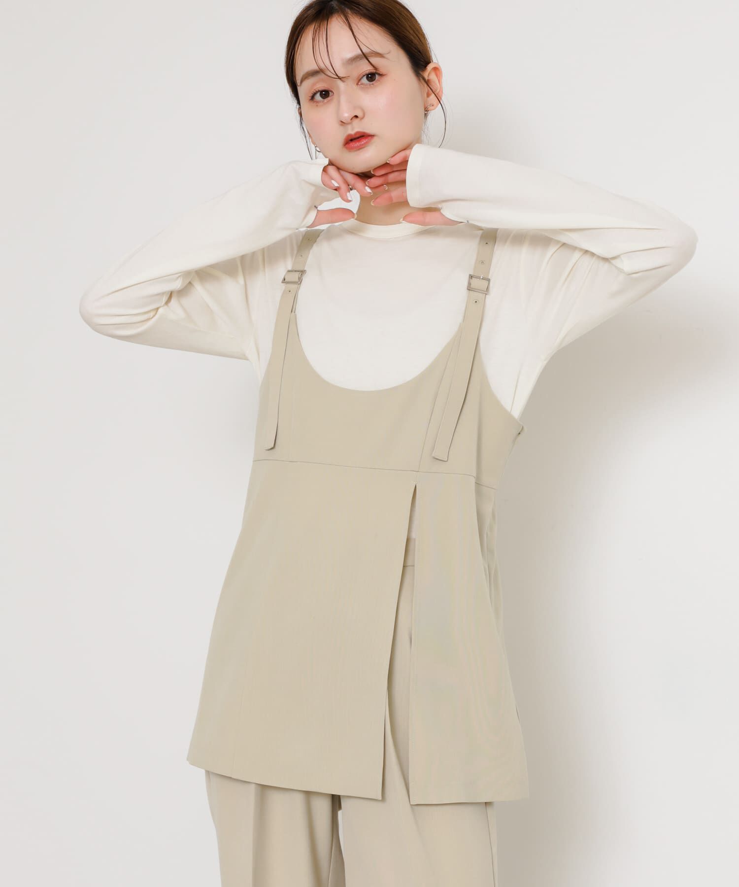 SENSE OF PLACE by URBAN RESEARCH「スリットキャミソールトップ」|その他|