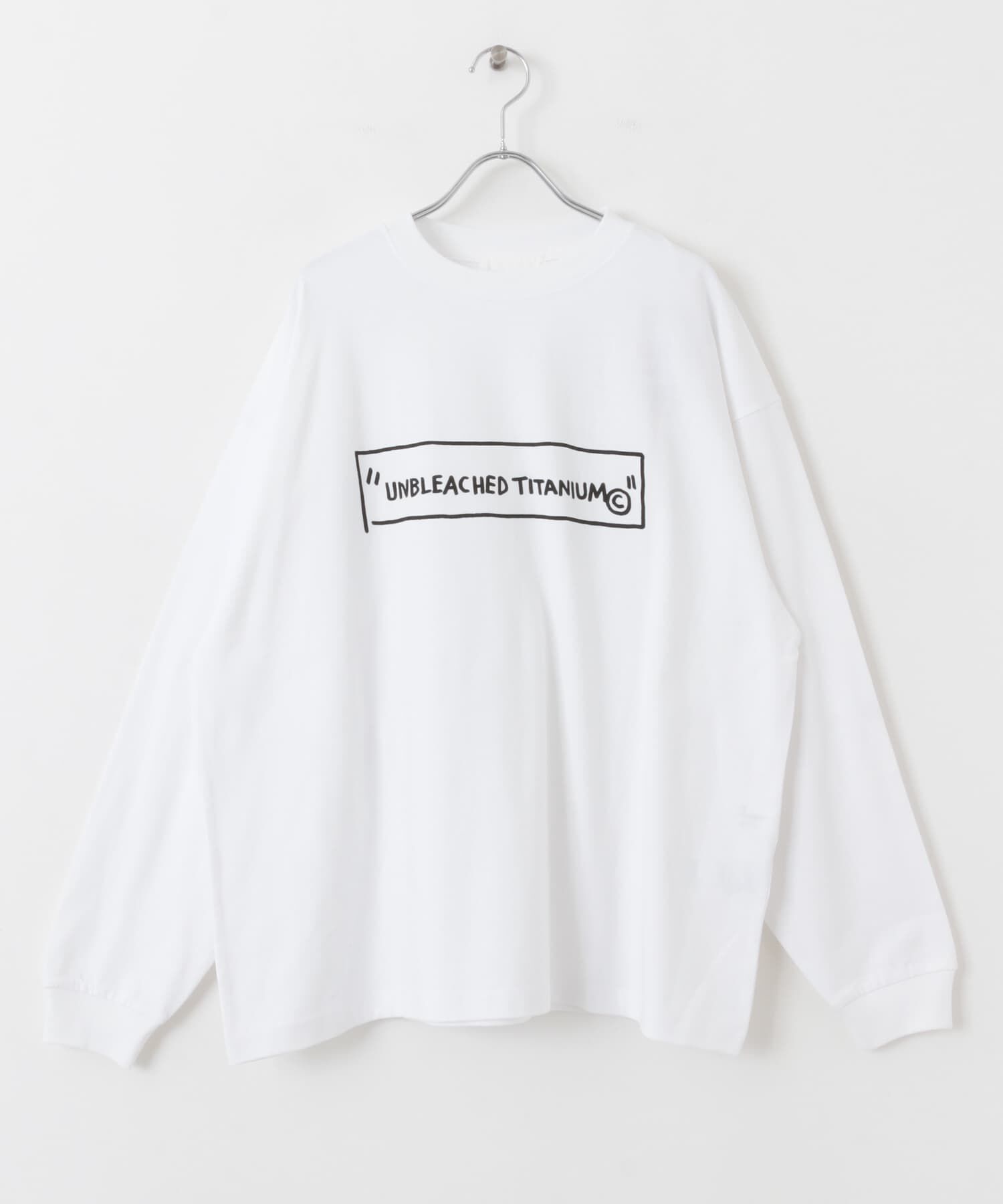 SENSE OF PLACE by URBAN RESEARCH「『別注』BASQUIAT&times;SENSE OF PLACE　ロゴロングスリーブTシャツ」|Tシャツ・カットソー|