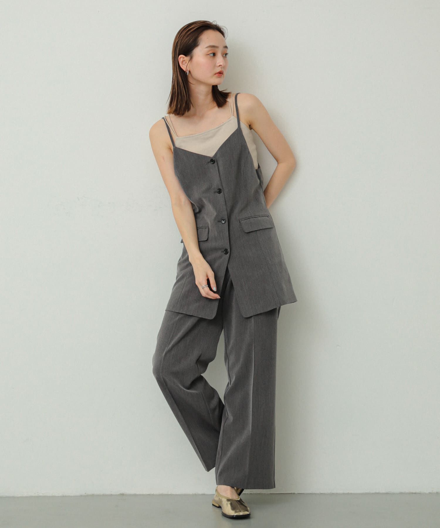 SENSE OF PLACE by URBAN RESEARCH「テーラードキャミチュニック」|チュニック|