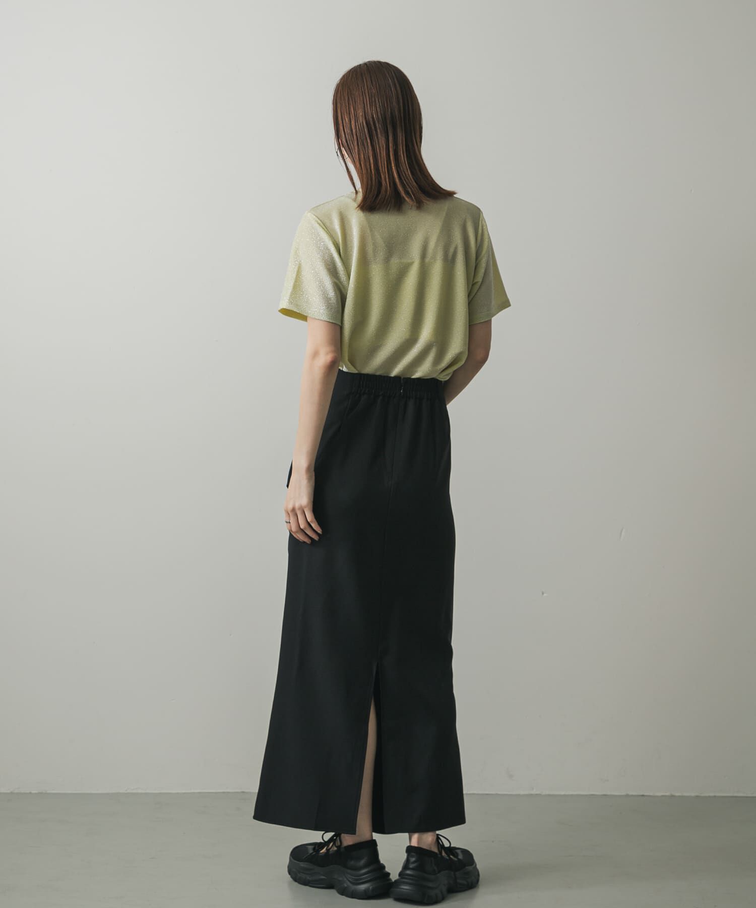 SENSE OF PLACE by URBAN RESEARCH「クルーネックラメTシャツ(半袖)」|Tシャツ・カットソー|